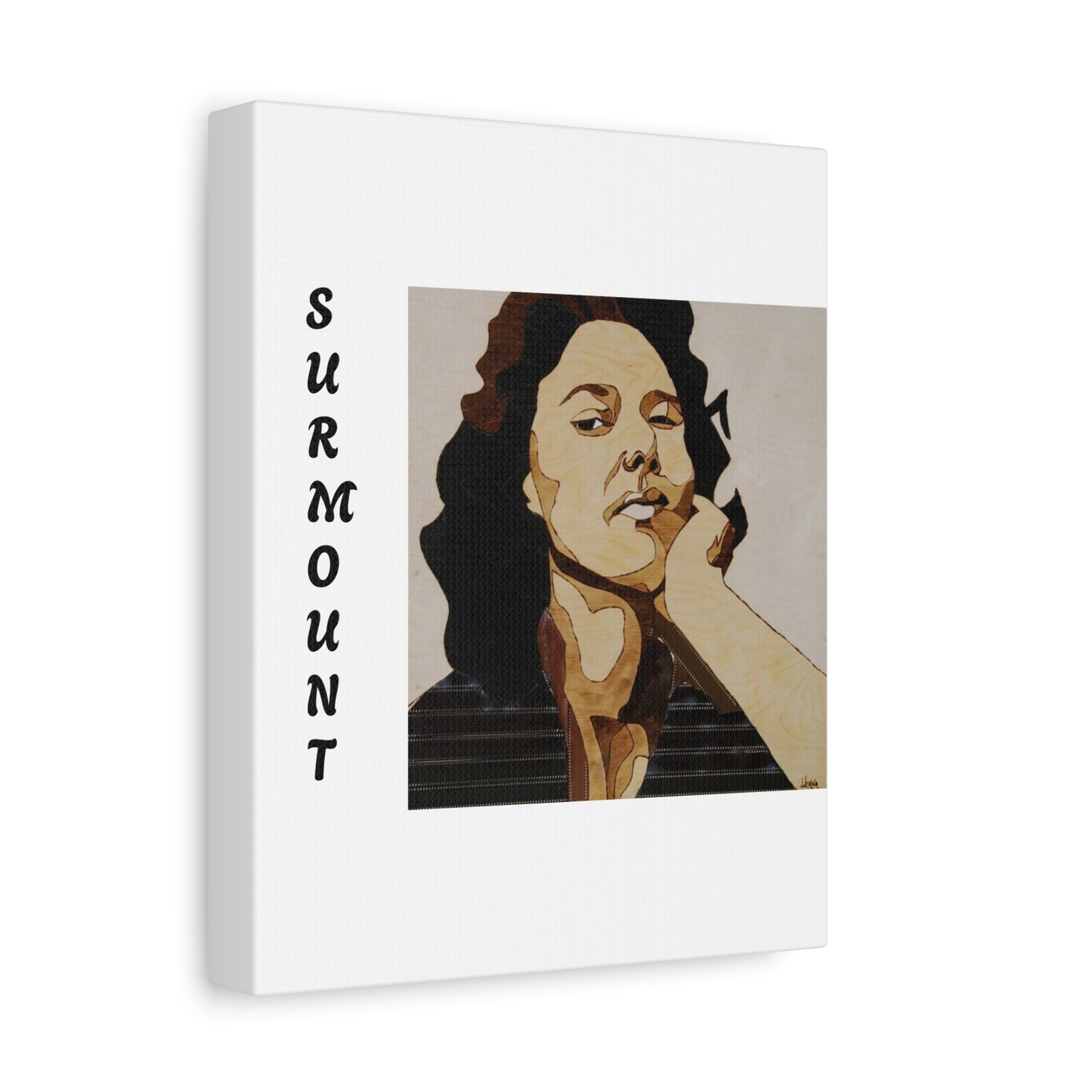 "Surmount", Dorothy Danbridge inspired Contemporary Art Canvas Print - Modern Serene Portrait Decoration