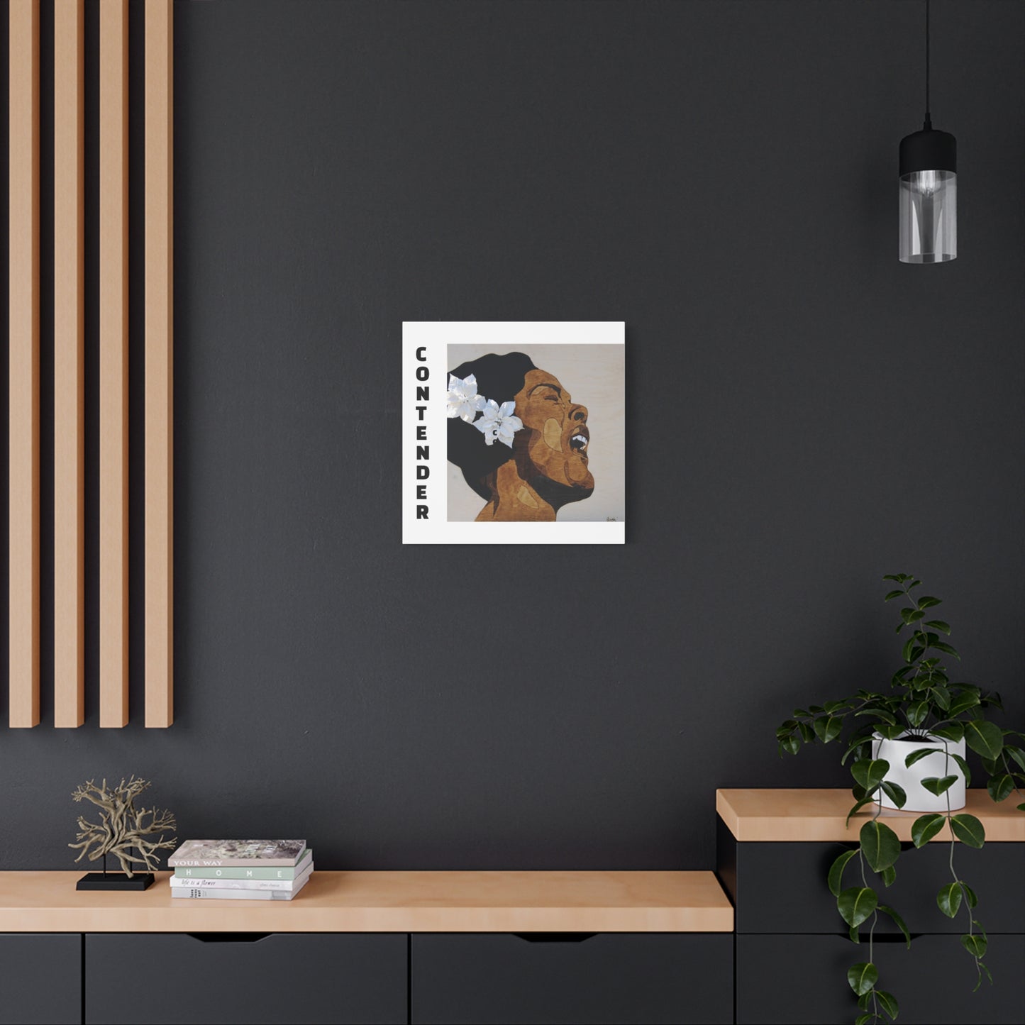 Inspirational Wall Art - Contender Canvas Print