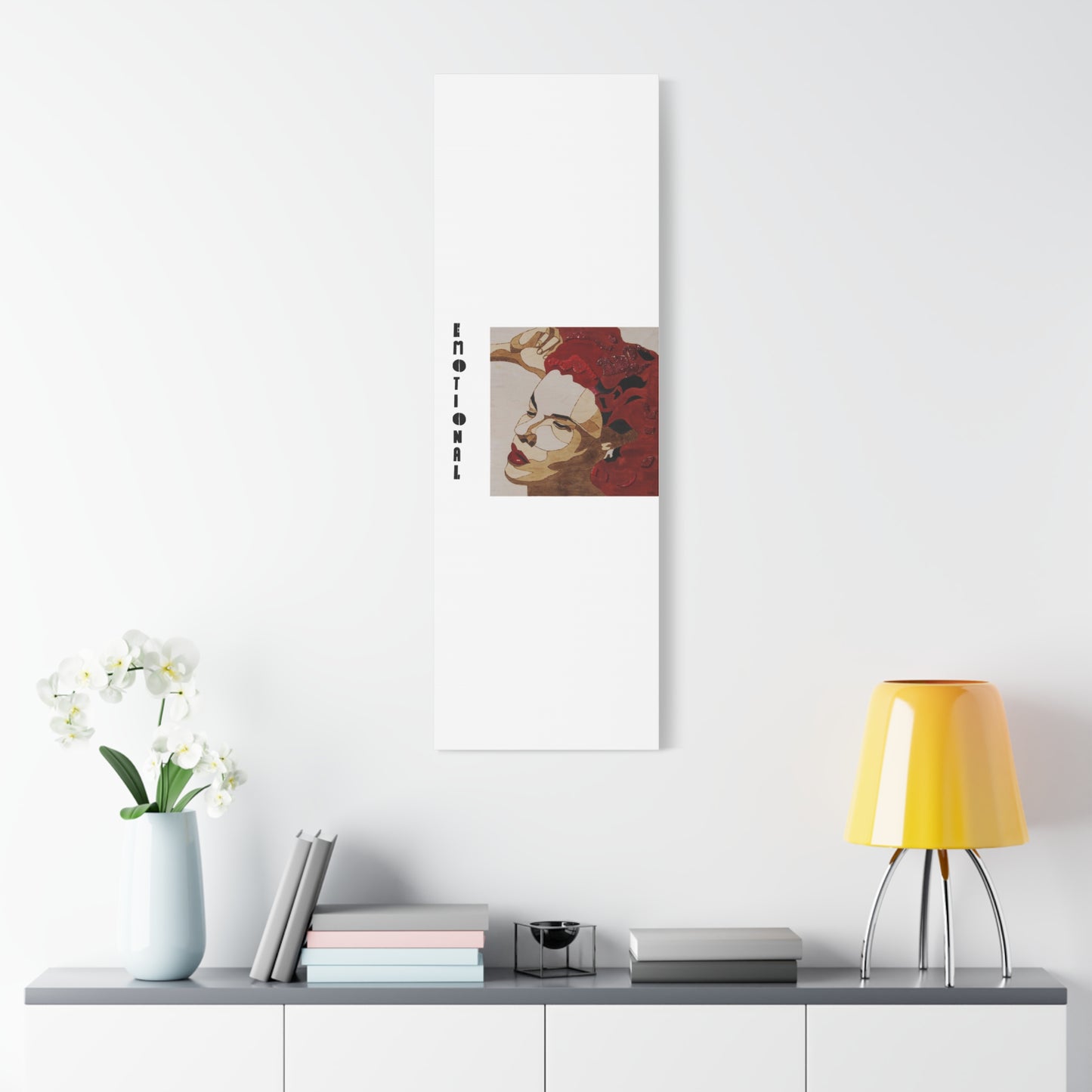"Emotional" Canvas, Stretched, 1.25"