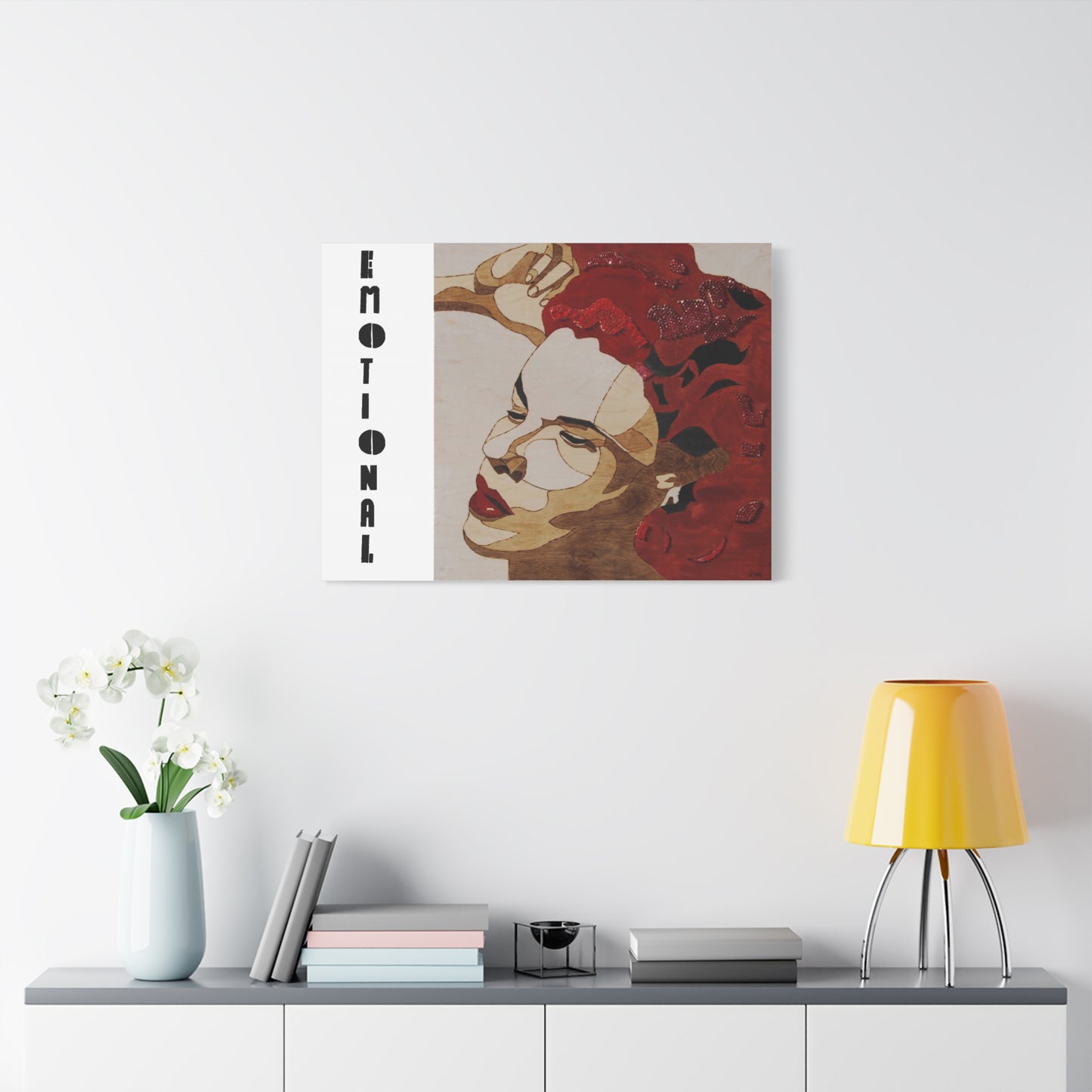 "Emotional" Canvas, Stretched, 1.25"