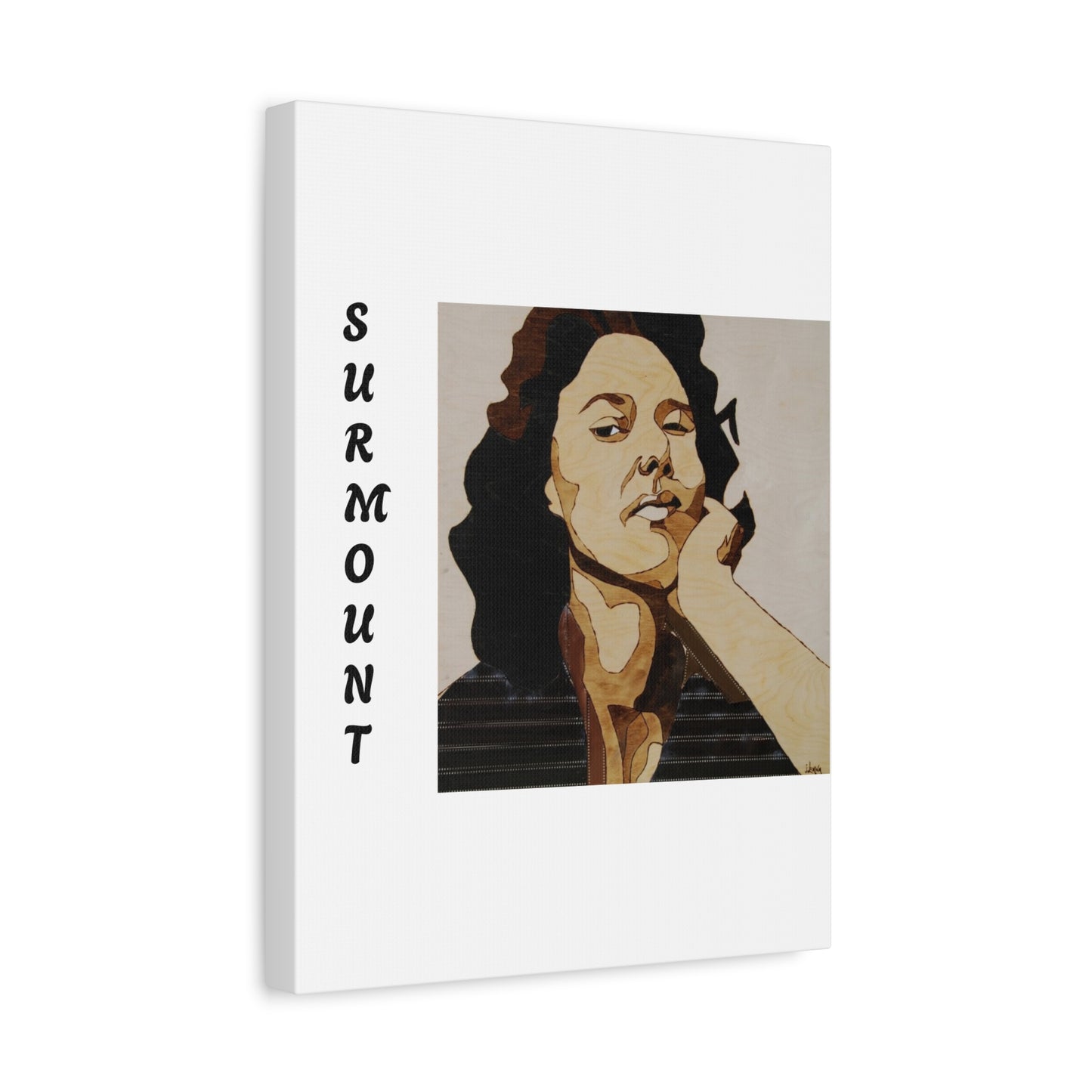 "Surmount", Dorothy Danbridge inspired Contemporary Art Canvas Print - Modern Serene Portrait Decoration