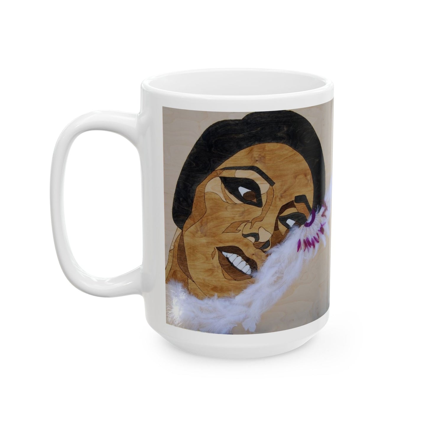Artistic Ceramic Mug - Unique Design for Coffee Lovers