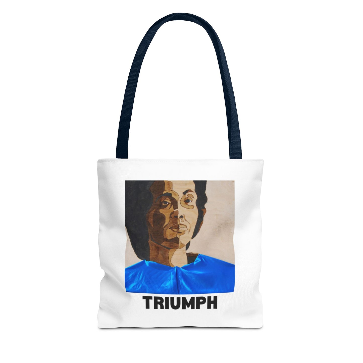 Triumph Tote Bag for Inspiration And Empowerment, Motivational Gift for Students, Eco-Friendly Shopping Bag, Artistic Statement