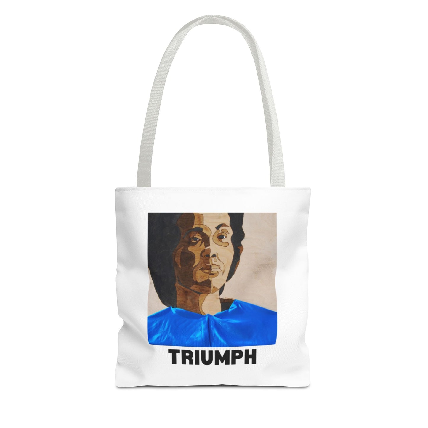 Triumph Tote Bag for Inspiration And Empowerment, Motivational Gift for Students, Eco-Friendly Shopping Bag, Artistic Statement