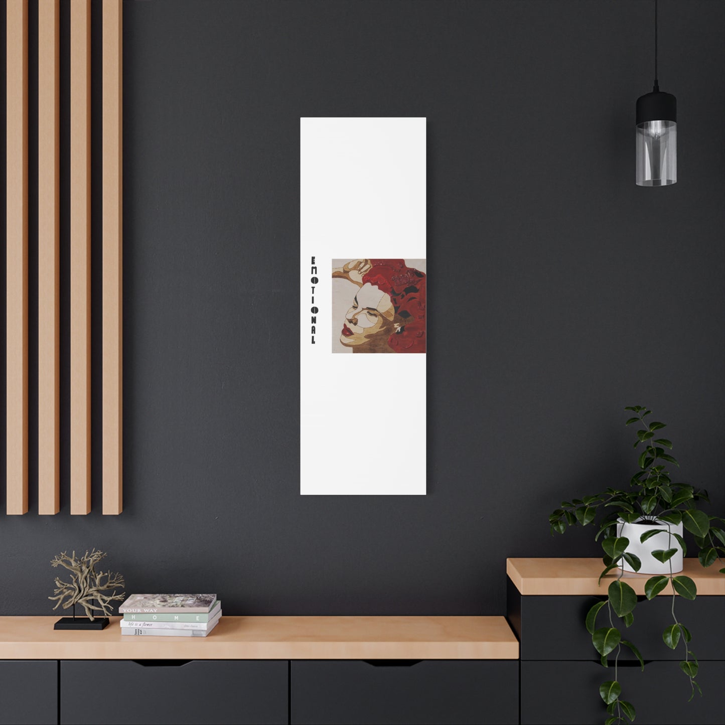 "Emotional" Canvas, Stretched, 1.25"