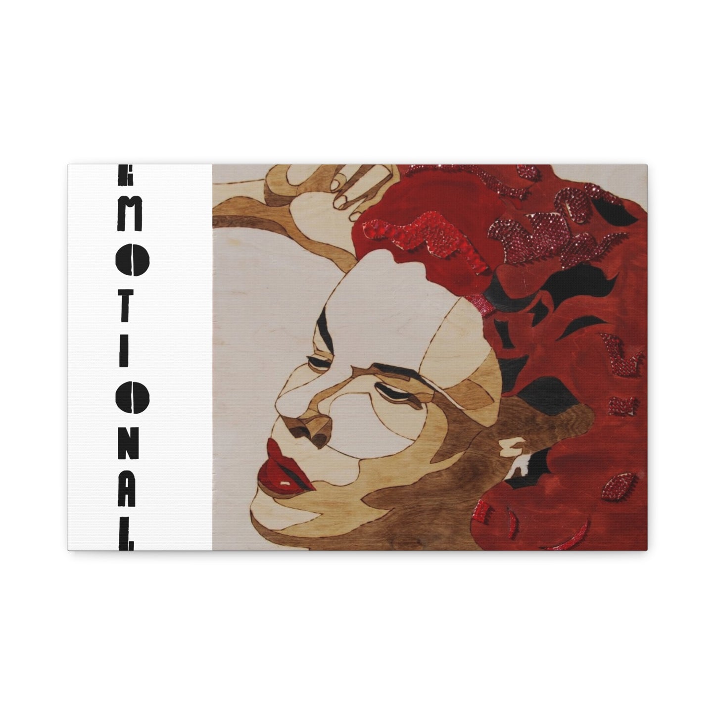 "Emotional" Canvas, Stretched, 1.25"