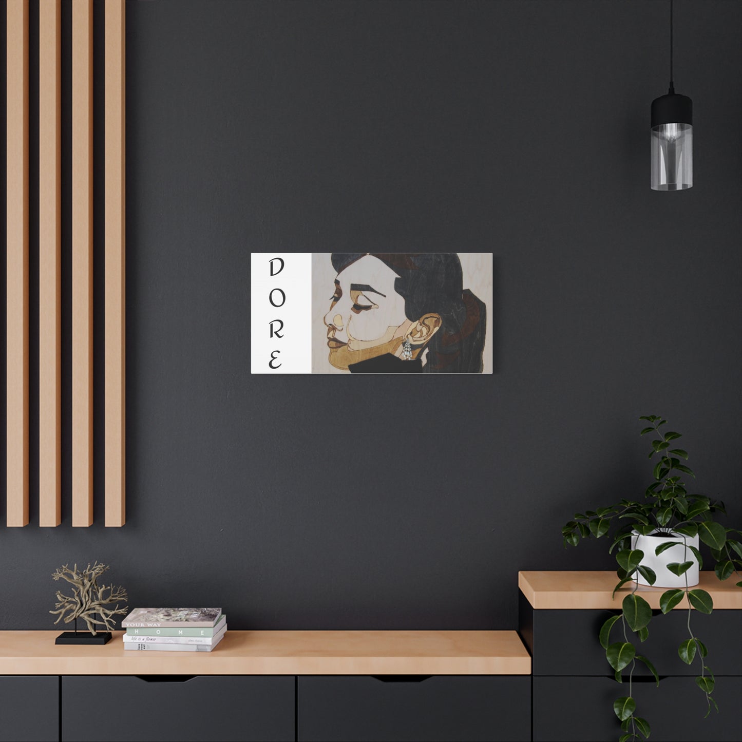 "Adored"Canvas Art – Stylish Portrait of a Woman