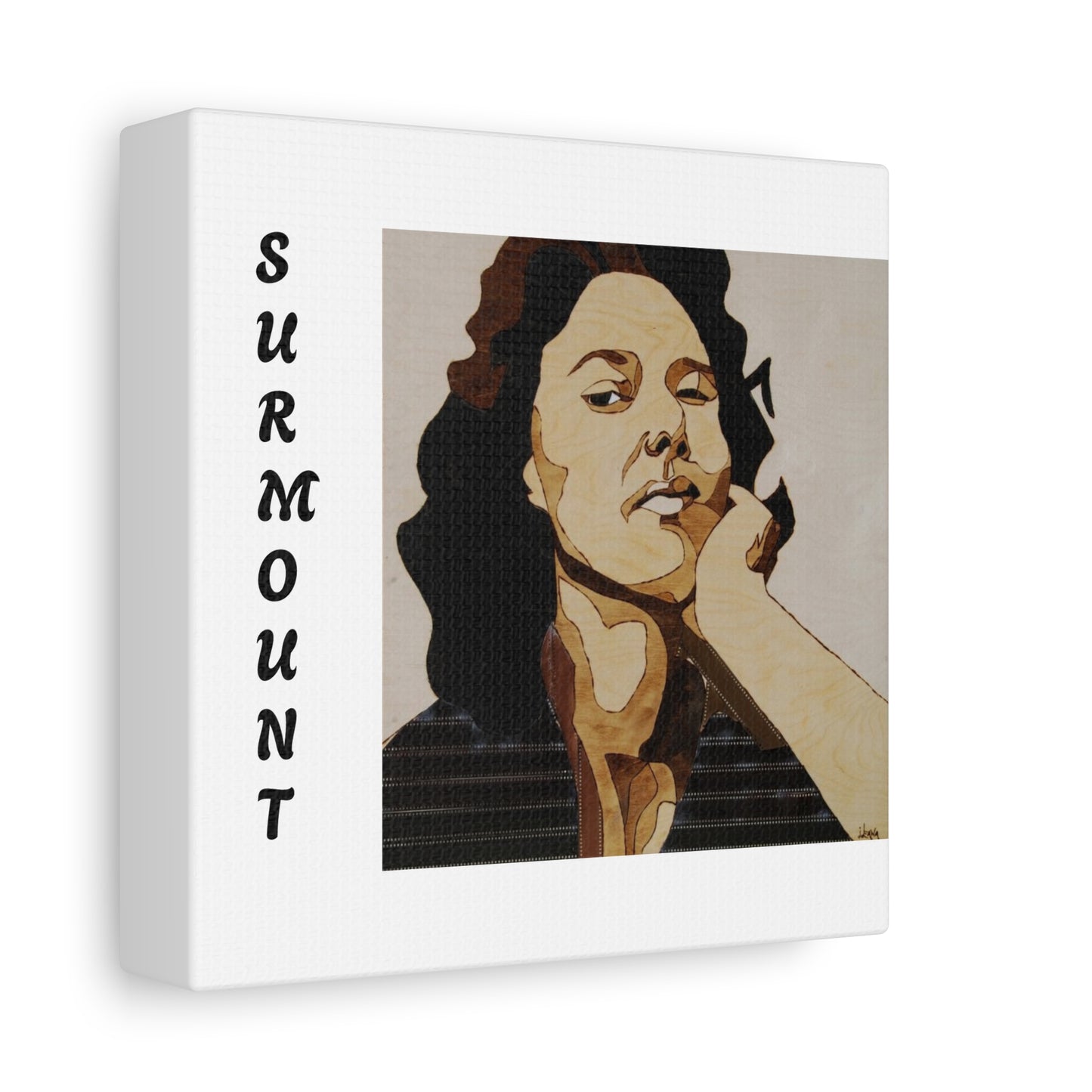 "Surmount", Dorothy Danbridge inspired Contemporary Art Canvas Print - Modern Serene Portrait Decoration