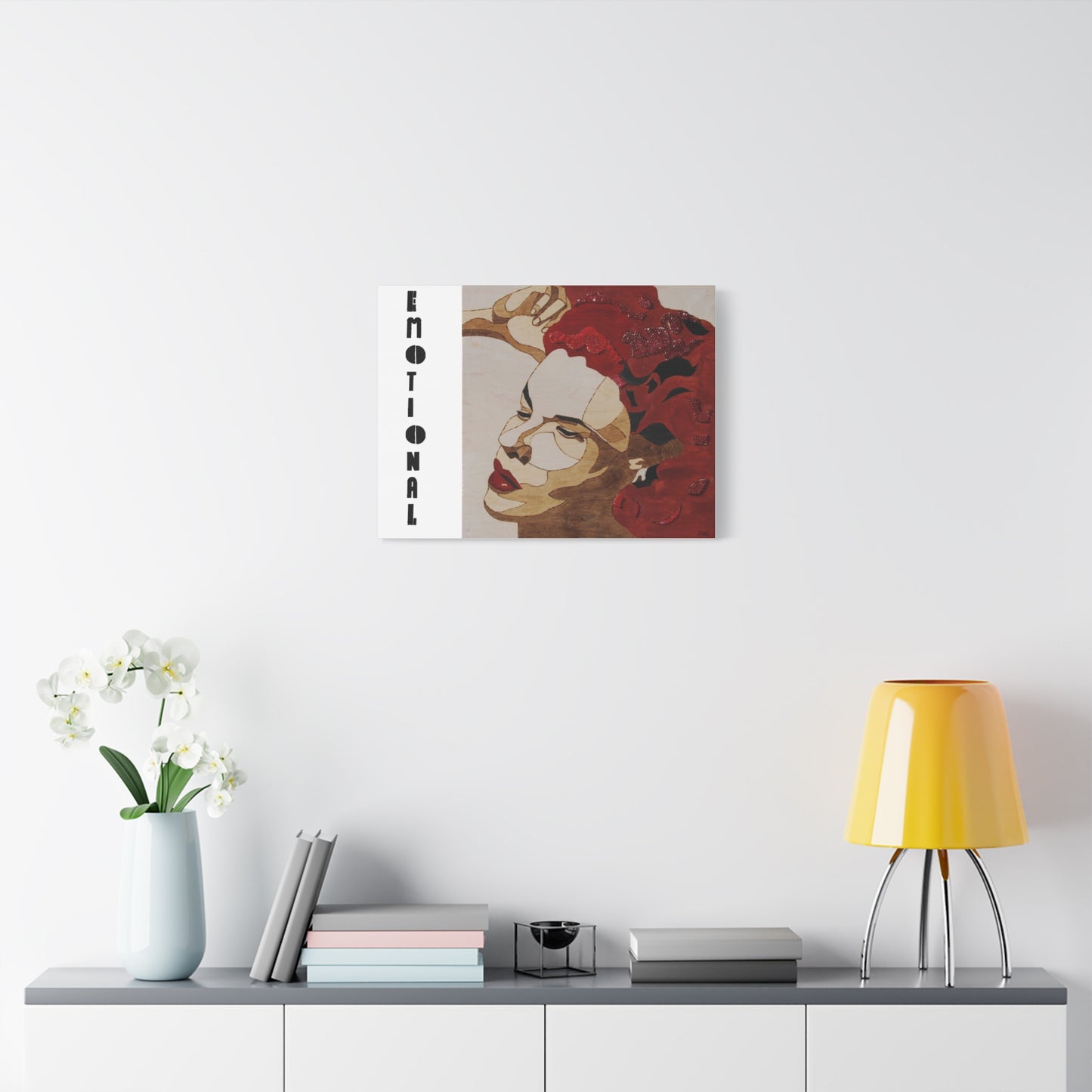 "Emotional" Canvas, Stretched, 1.25"