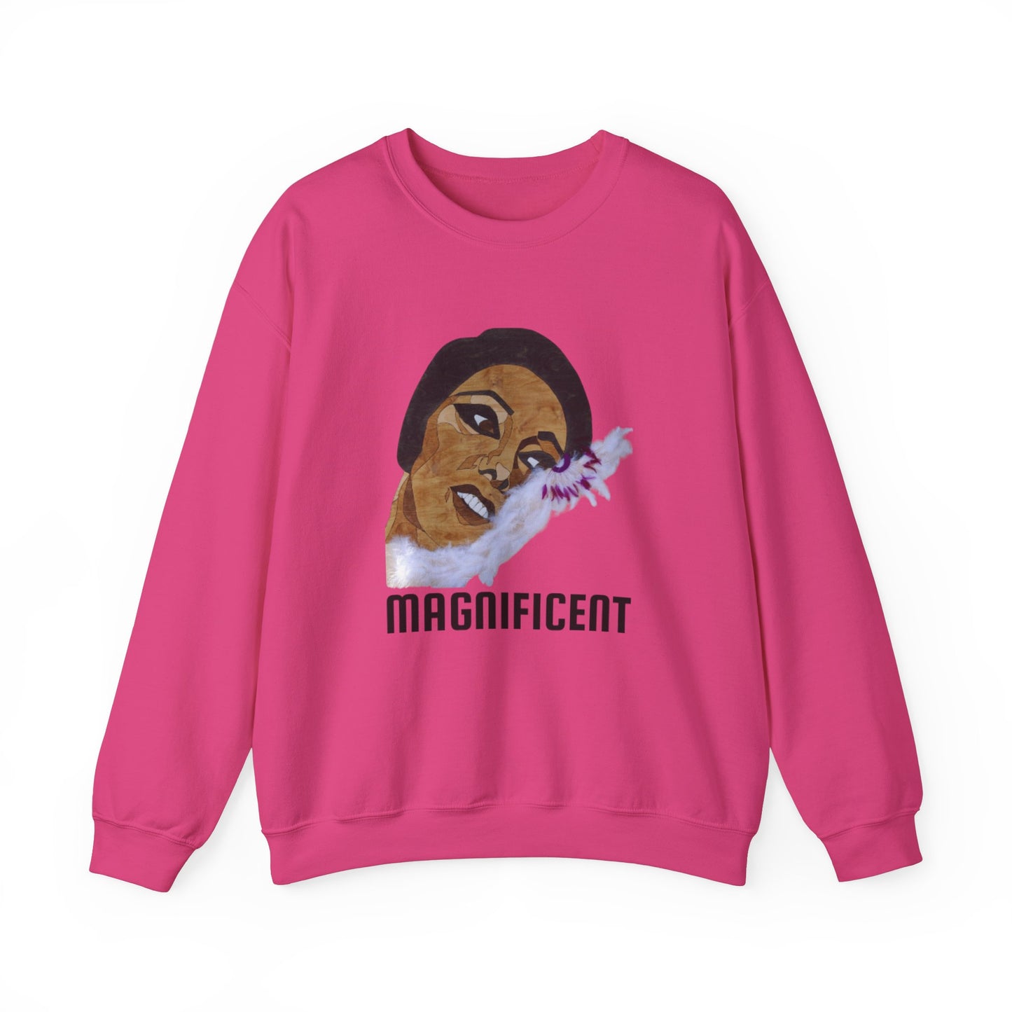 Magnificent Art Crewneck Sweatshirt, Cozy Unisex Sweatshirt, Inspirational Gift Sweatshirt, Unique Vintage Style, Everyday Casual Wear