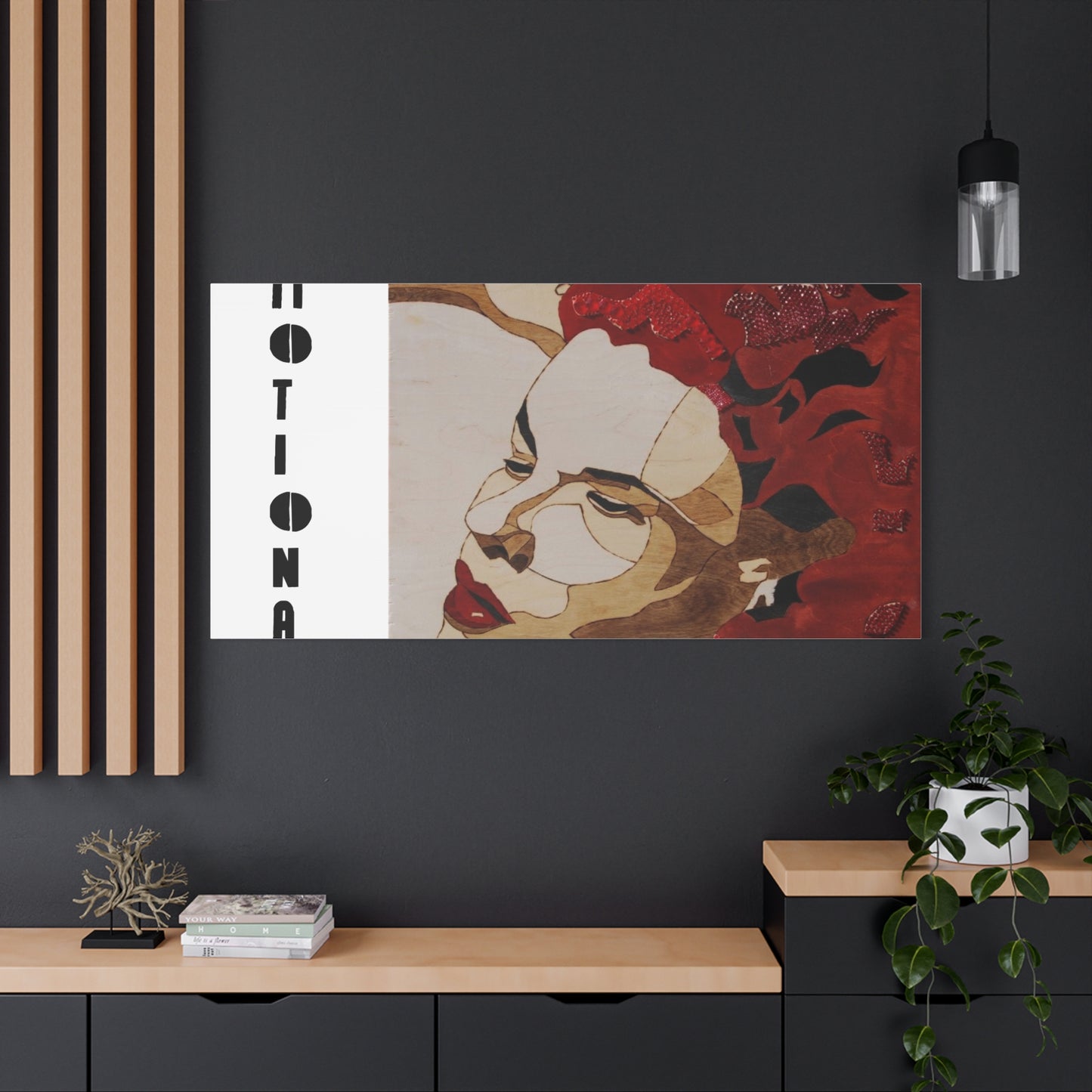 "Emotional" Canvas, Stretched, 1.25"