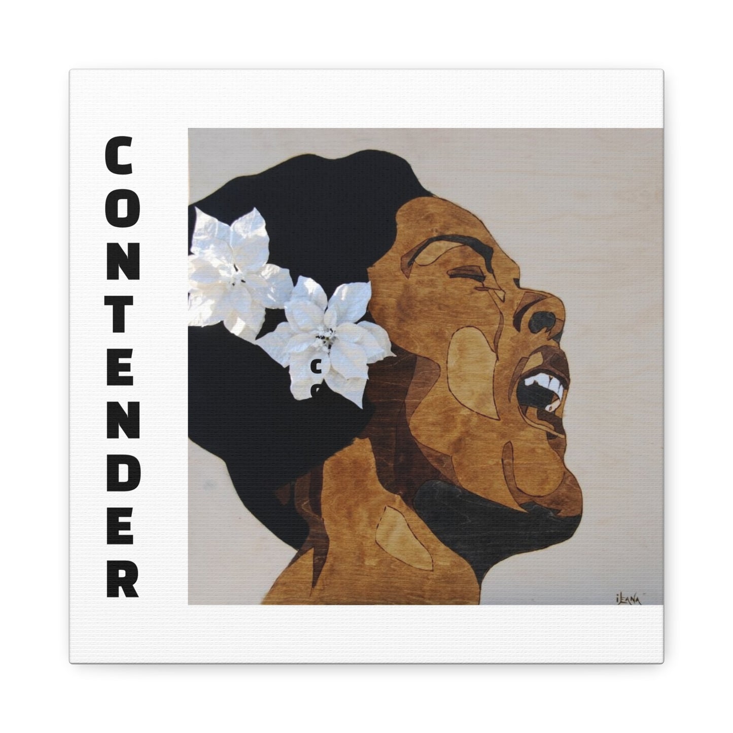 Inspirational Wall Art - Contender Canvas Print