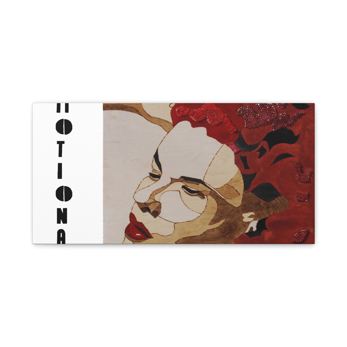 "Emotional" Canvas, Stretched, 1.25"