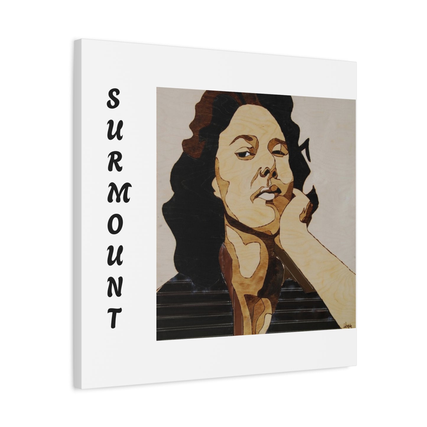 "Surmount", Dorothy Danbridge inspired Contemporary Art Canvas Print - Modern Serene Portrait Decoration