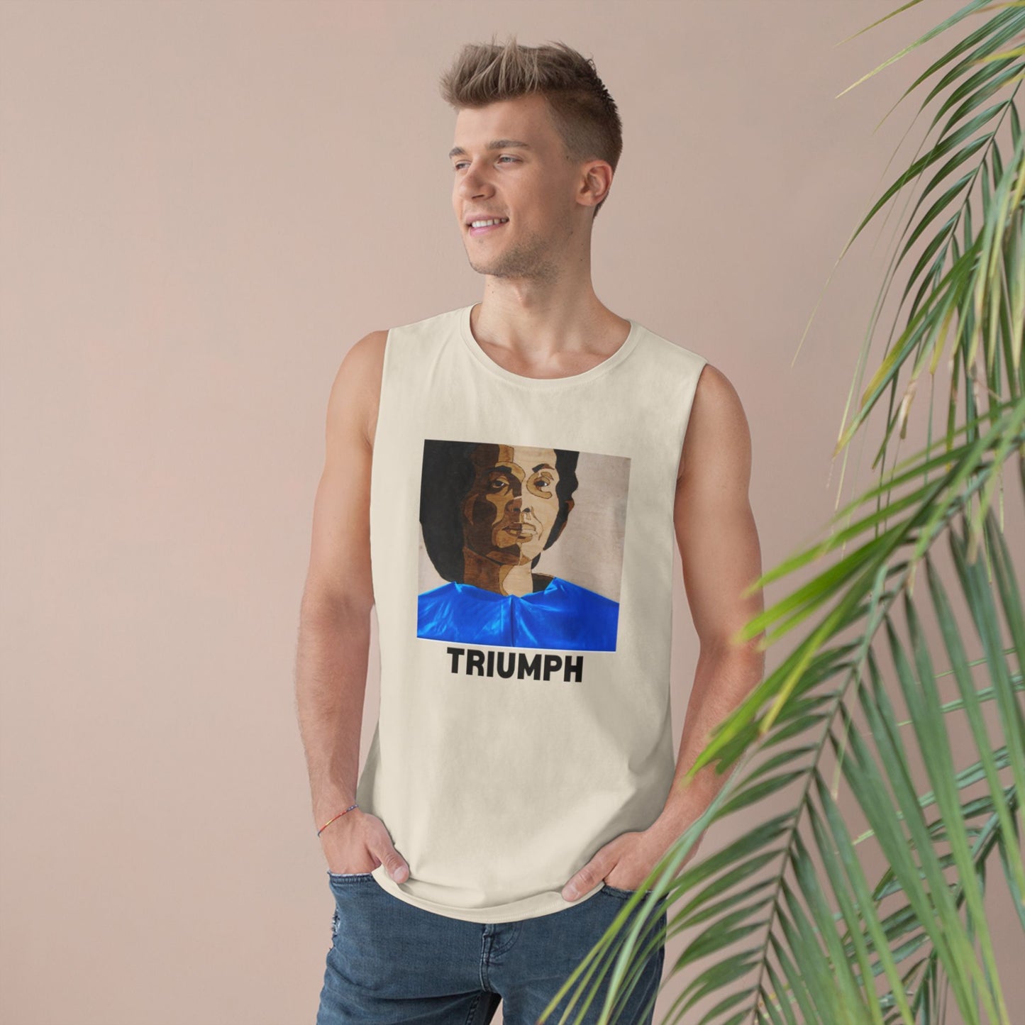 Unisex Triumph Tank Top, Inspirational Fitness Shirt, Casual Summer Attire, Gift for Athletes, Motivational Workout Wear, Unisex Apparel