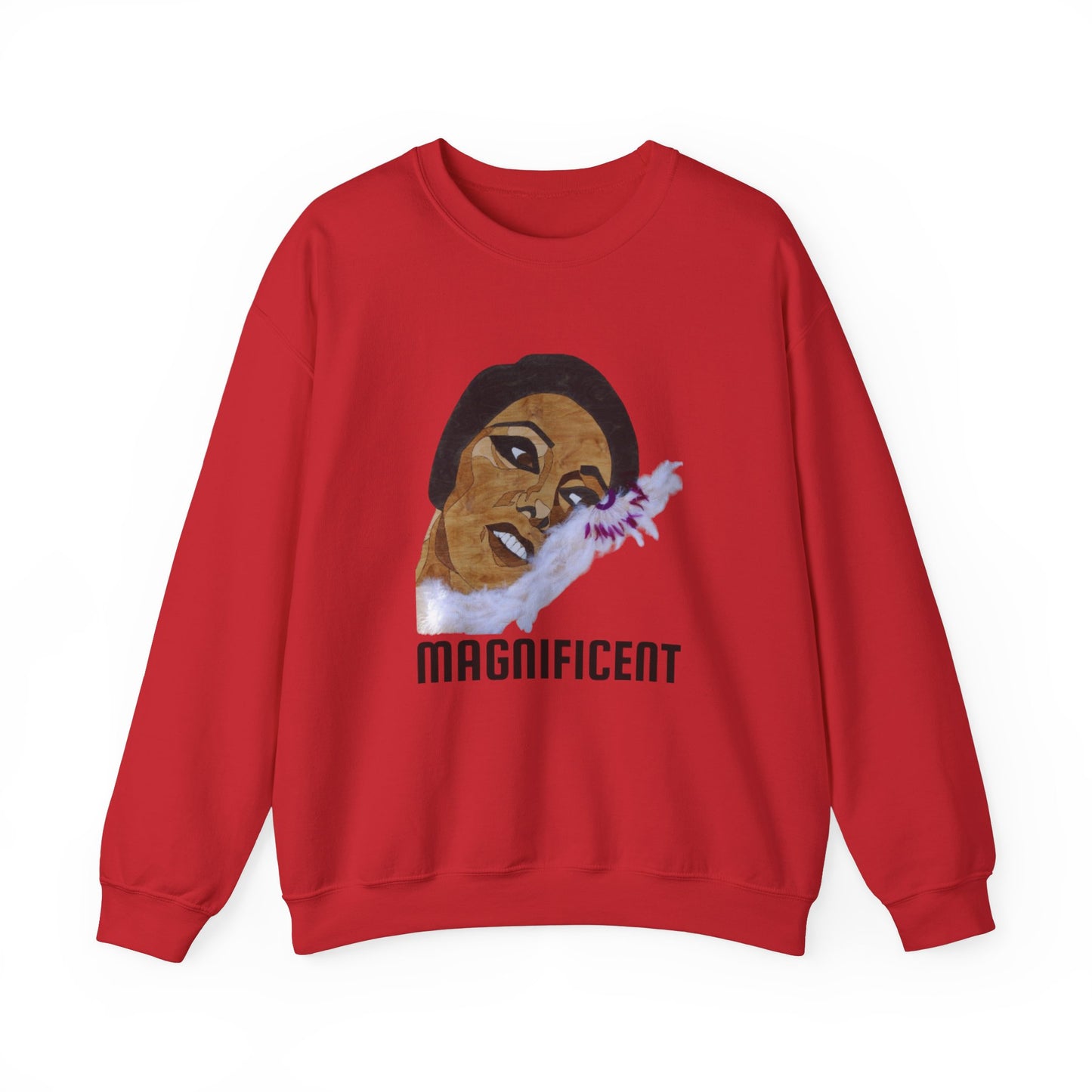 Magnificent Art Crewneck Sweatshirt, Cozy Unisex Sweatshirt, Inspirational Gift Sweatshirt, Unique Vintage Style, Everyday Casual Wear