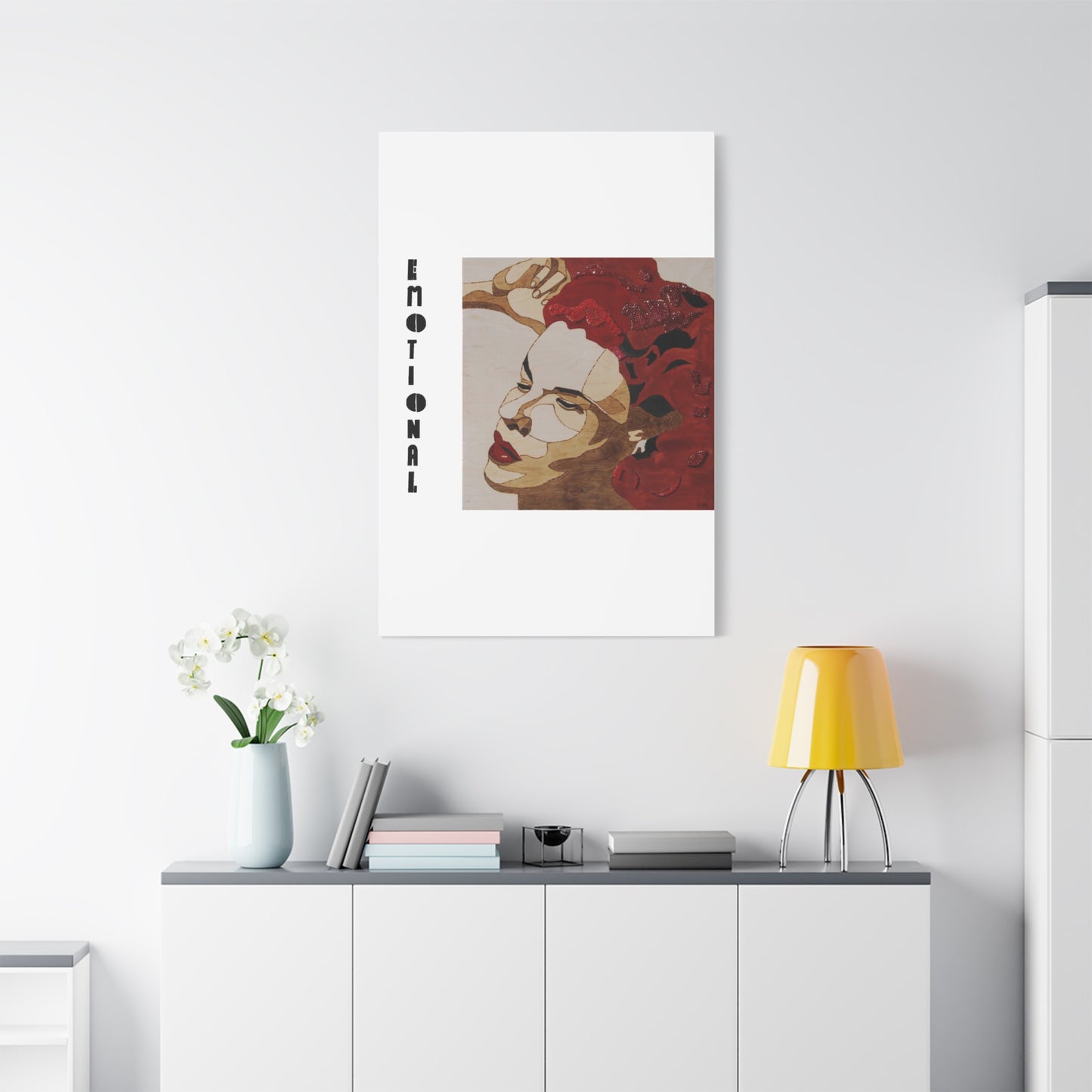 "Emotional" Canvas, Stretched, 1.25"