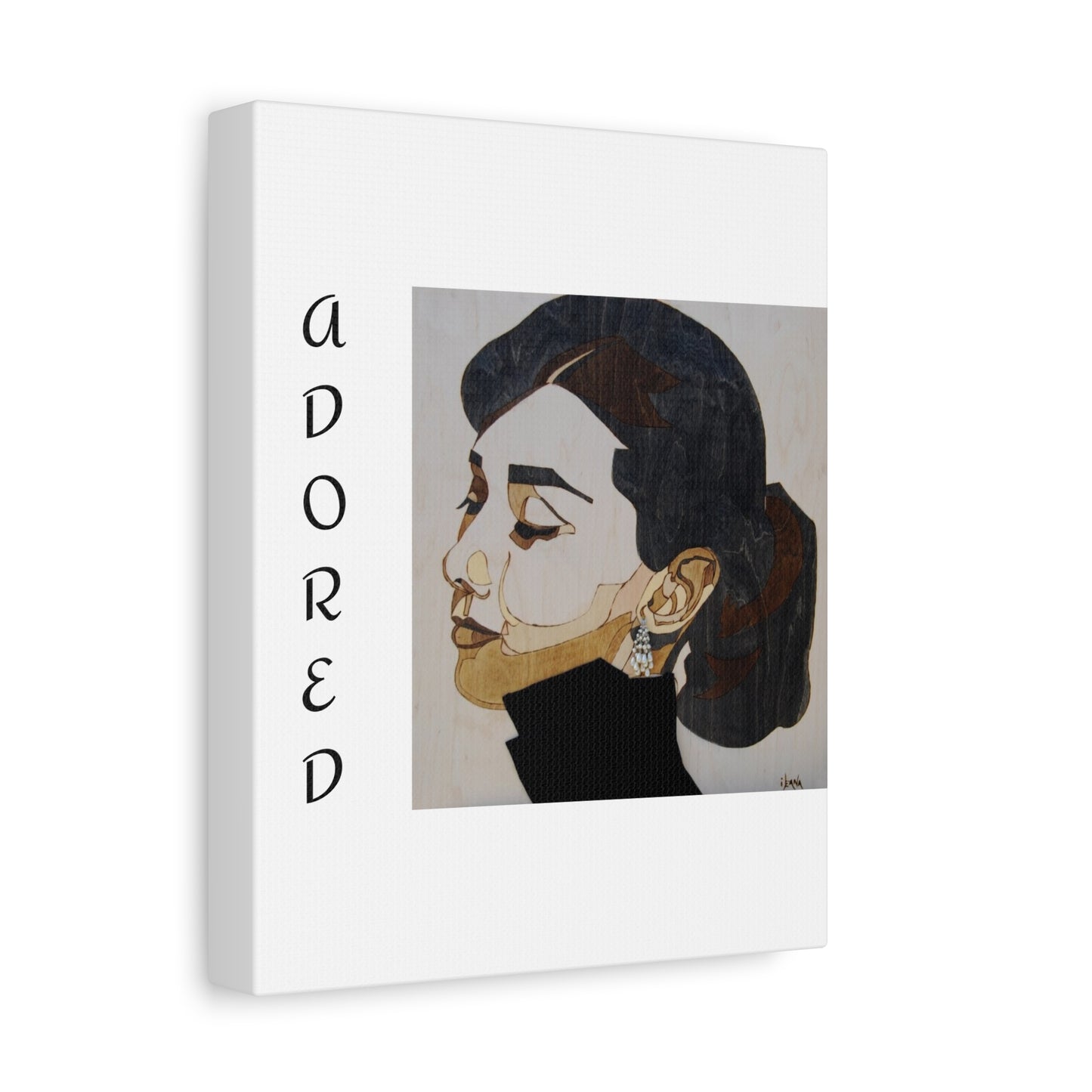"Adored"Canvas Art – Stylish Portrait of a Woman