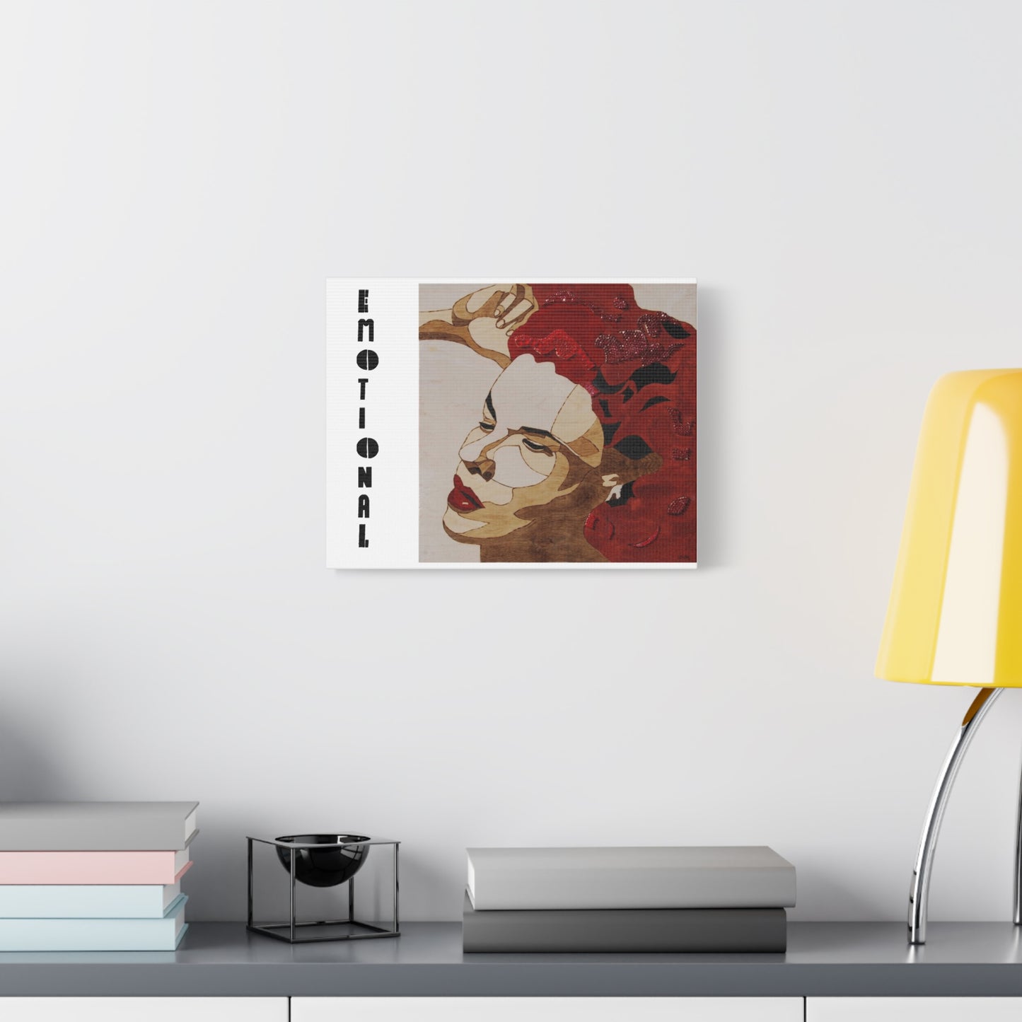 "Emotional" Canvas, Stretched, 1.25"