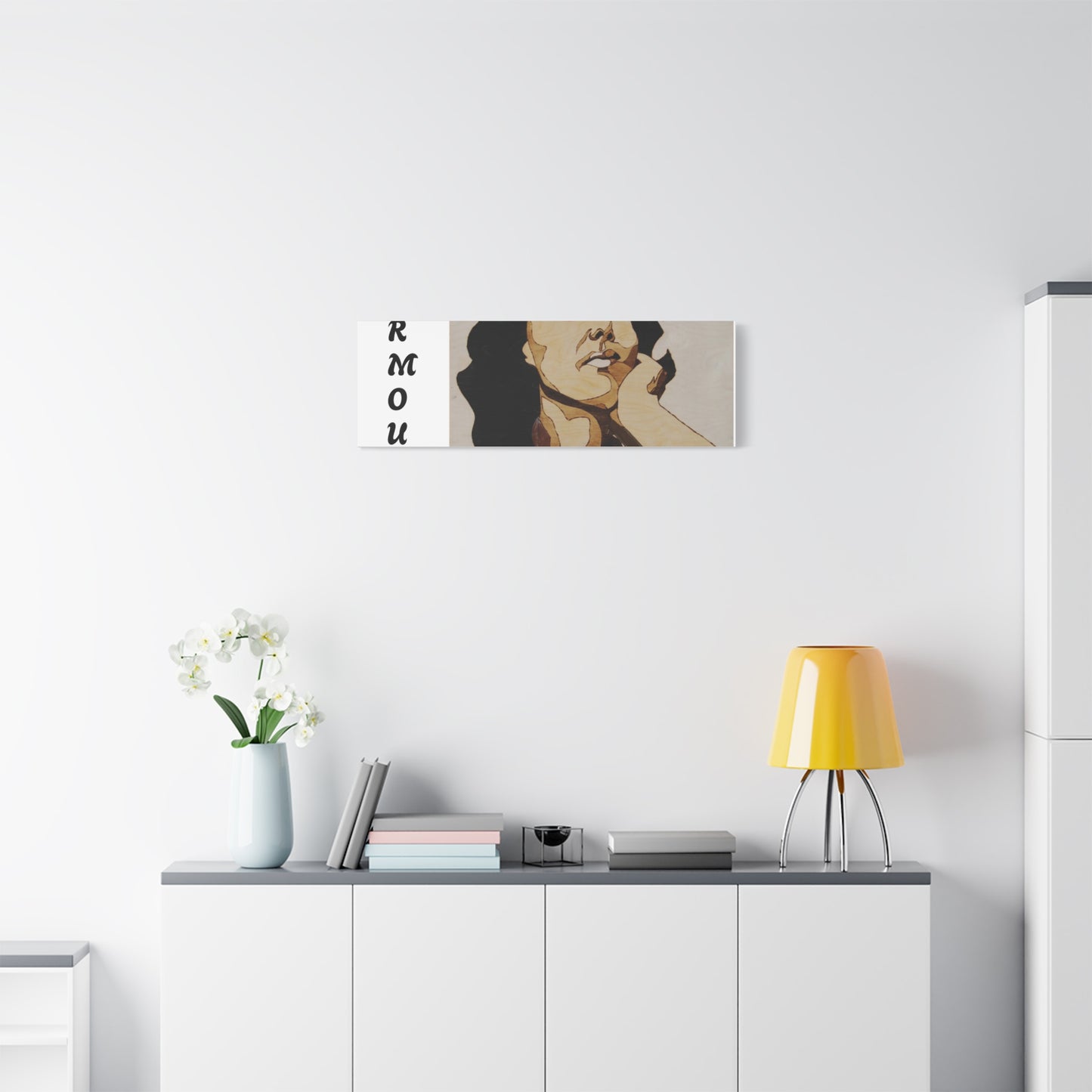 "Surmount", Dorothy Danbridge inspired Contemporary Art Canvas Print - Modern Serene Portrait Decoration