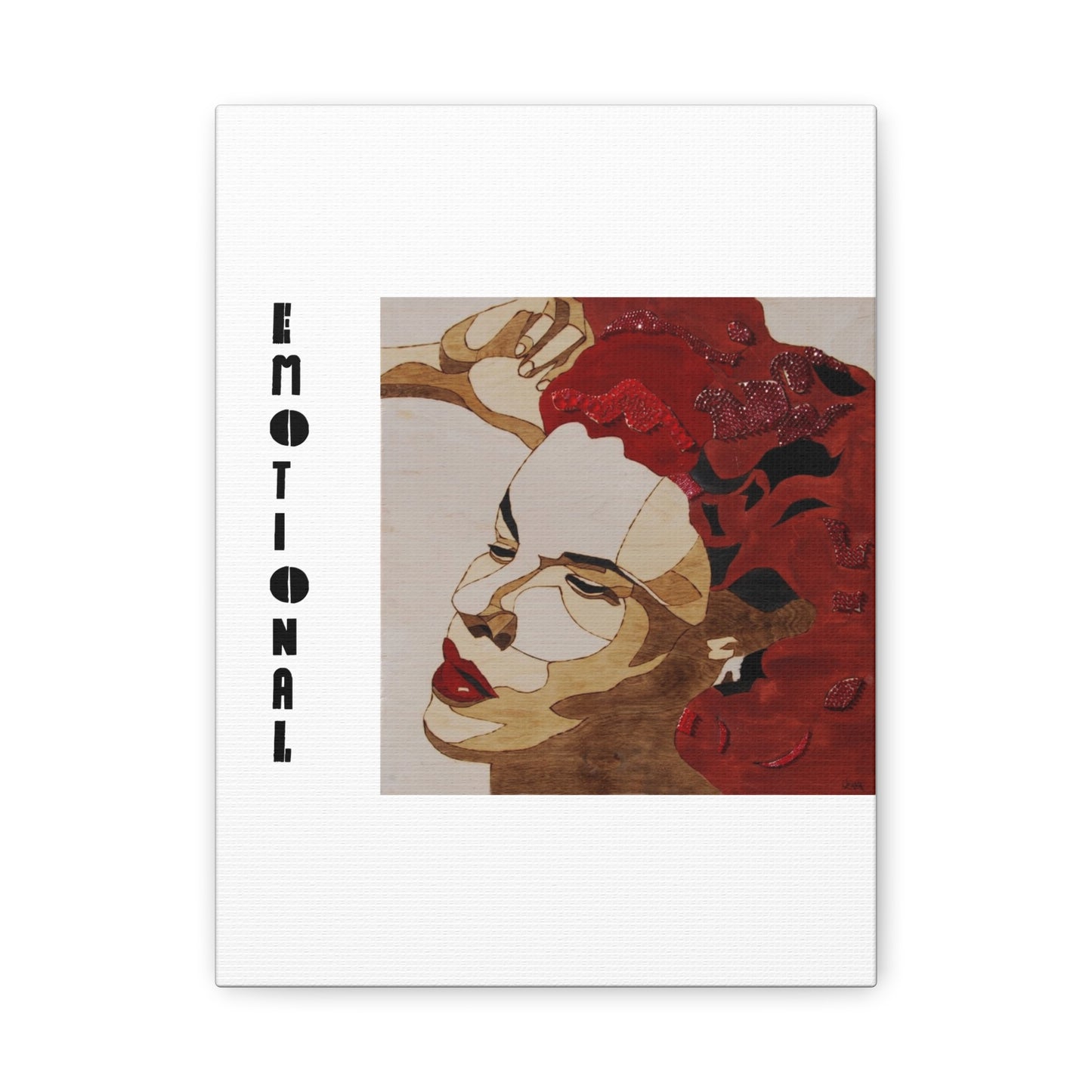"Emotional" Canvas, Stretched, 1.25"