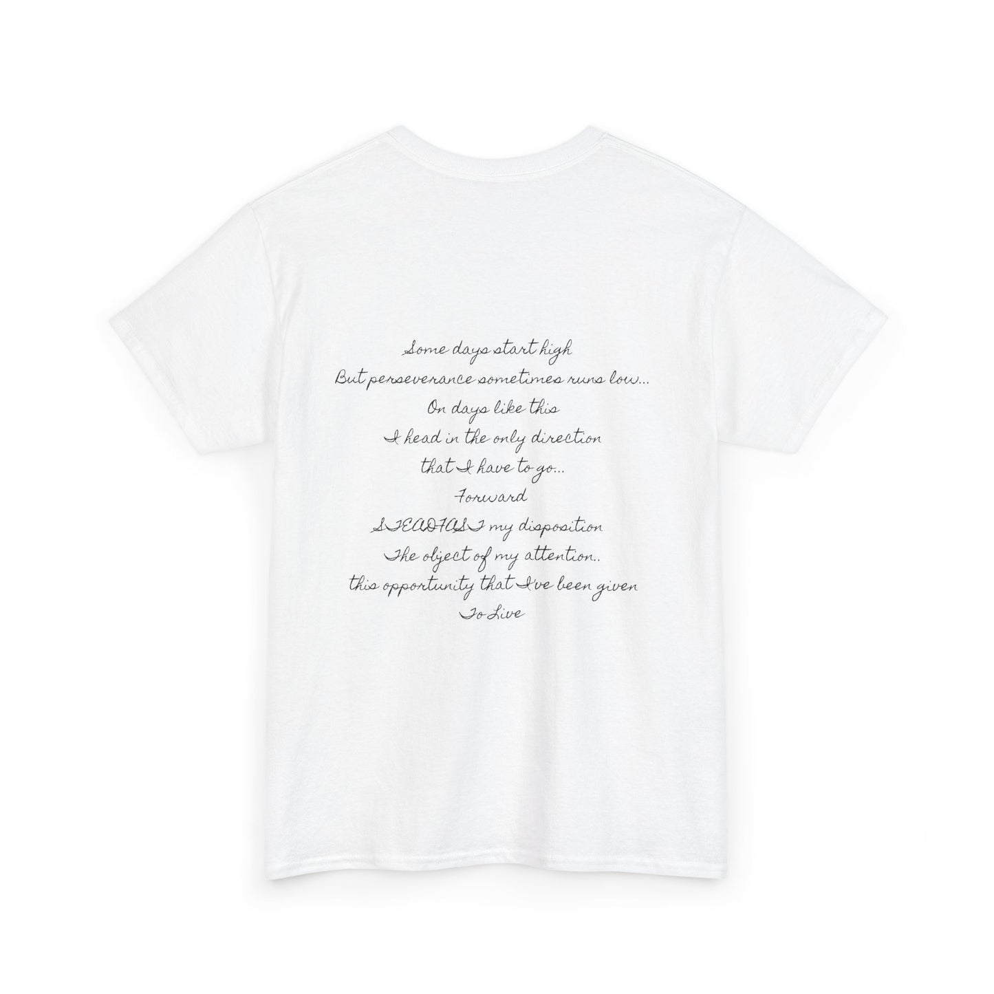 Inspirational Unisex Heavy Cotton Tee, Empowerment Shirt, Motivational Apparel, Gift for Friends, Casual Wear