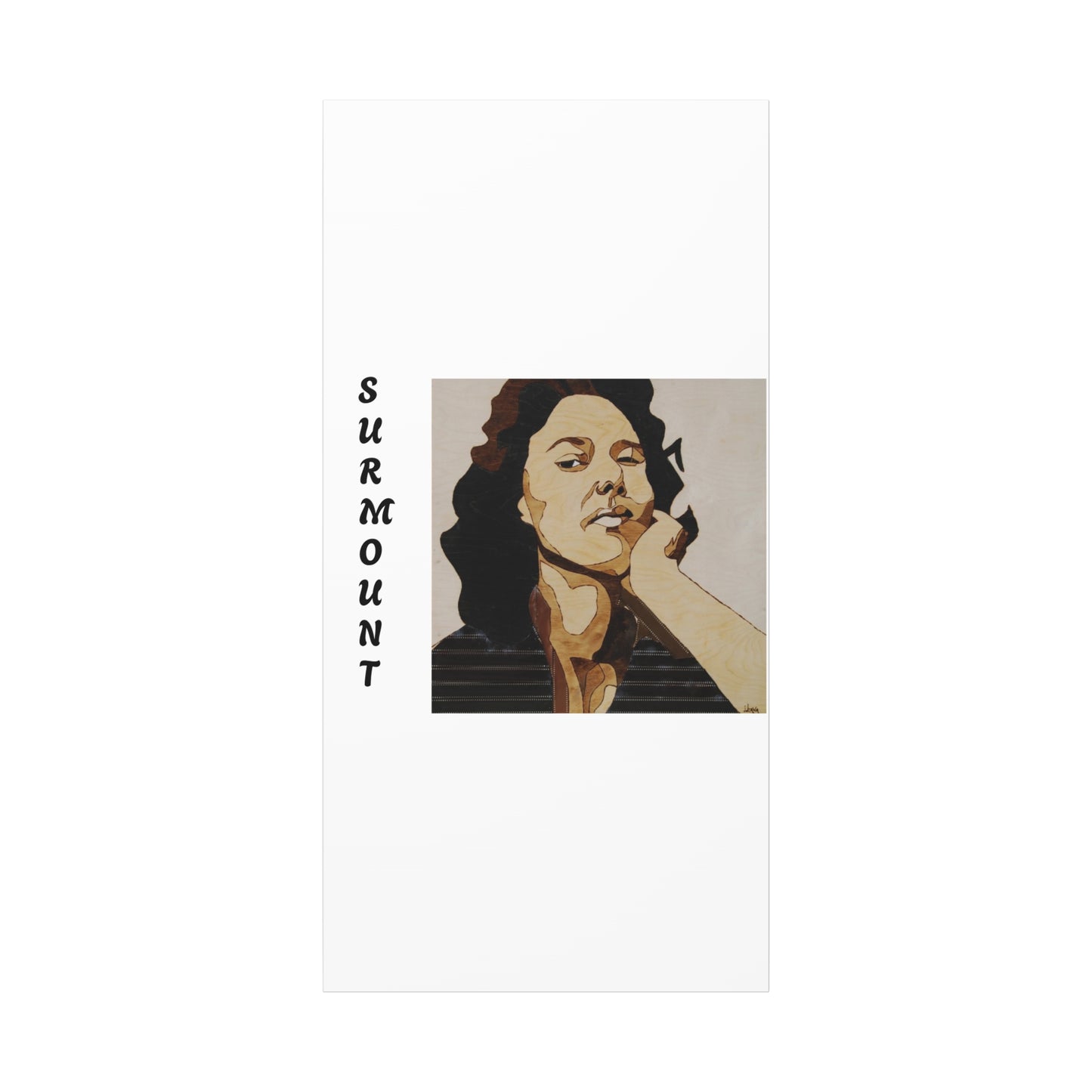 "Surmount", Dorothy Danbridge inspired Contemporary Art Canvas Print - Modern Serene Portrait Decoration