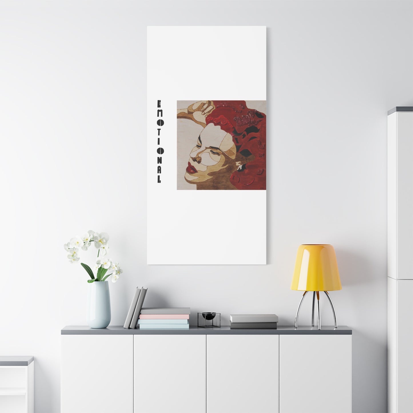 "Emotional" Canvas, Stretched, 1.25"