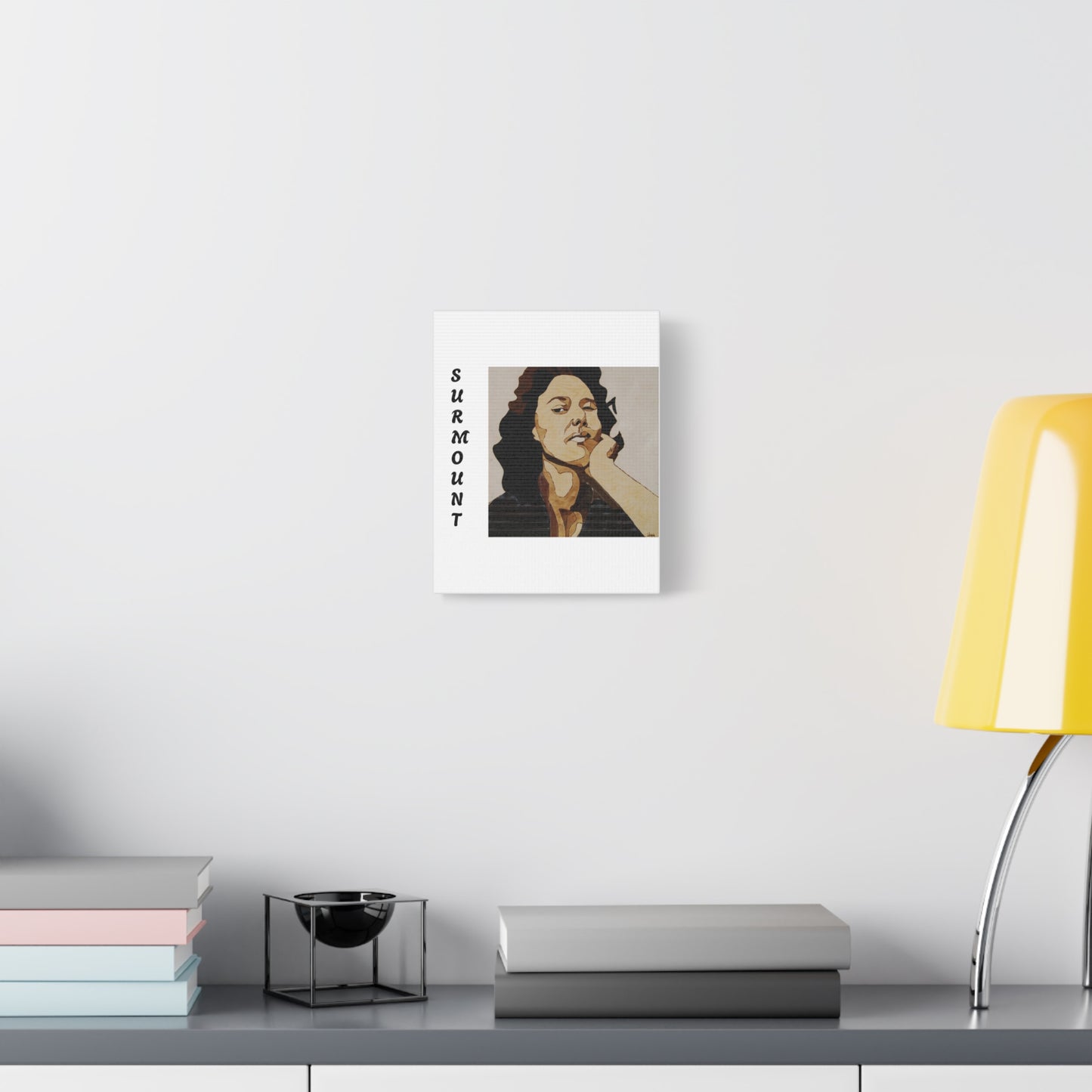 "Surmount", Dorothy Danbridge inspired Contemporary Art Canvas Print - Modern Serene Portrait Decoration