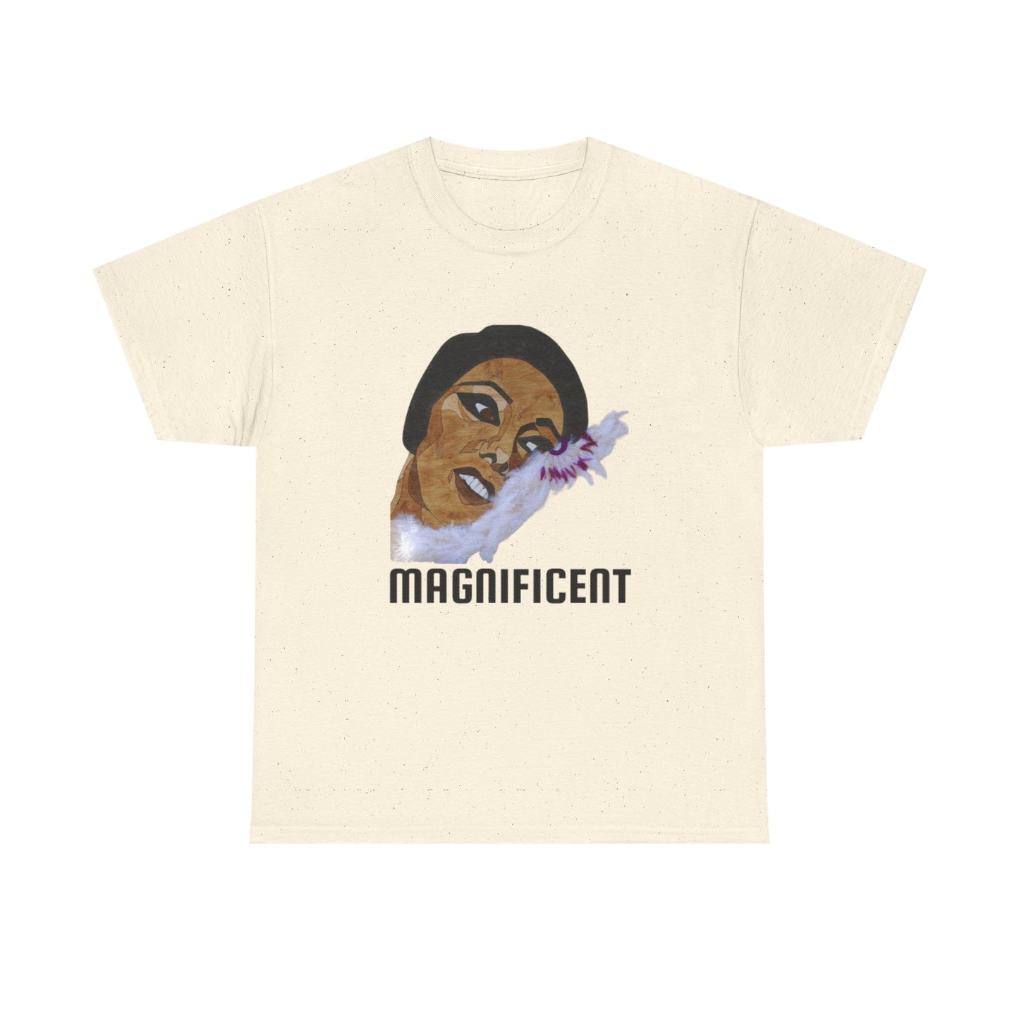 Magnificent Unisex Heavy Cotton Tee, Empowering Shirt, Art-Inspired Tee, Gift for Art Lovers, Everyday Wear, Statement Fashion