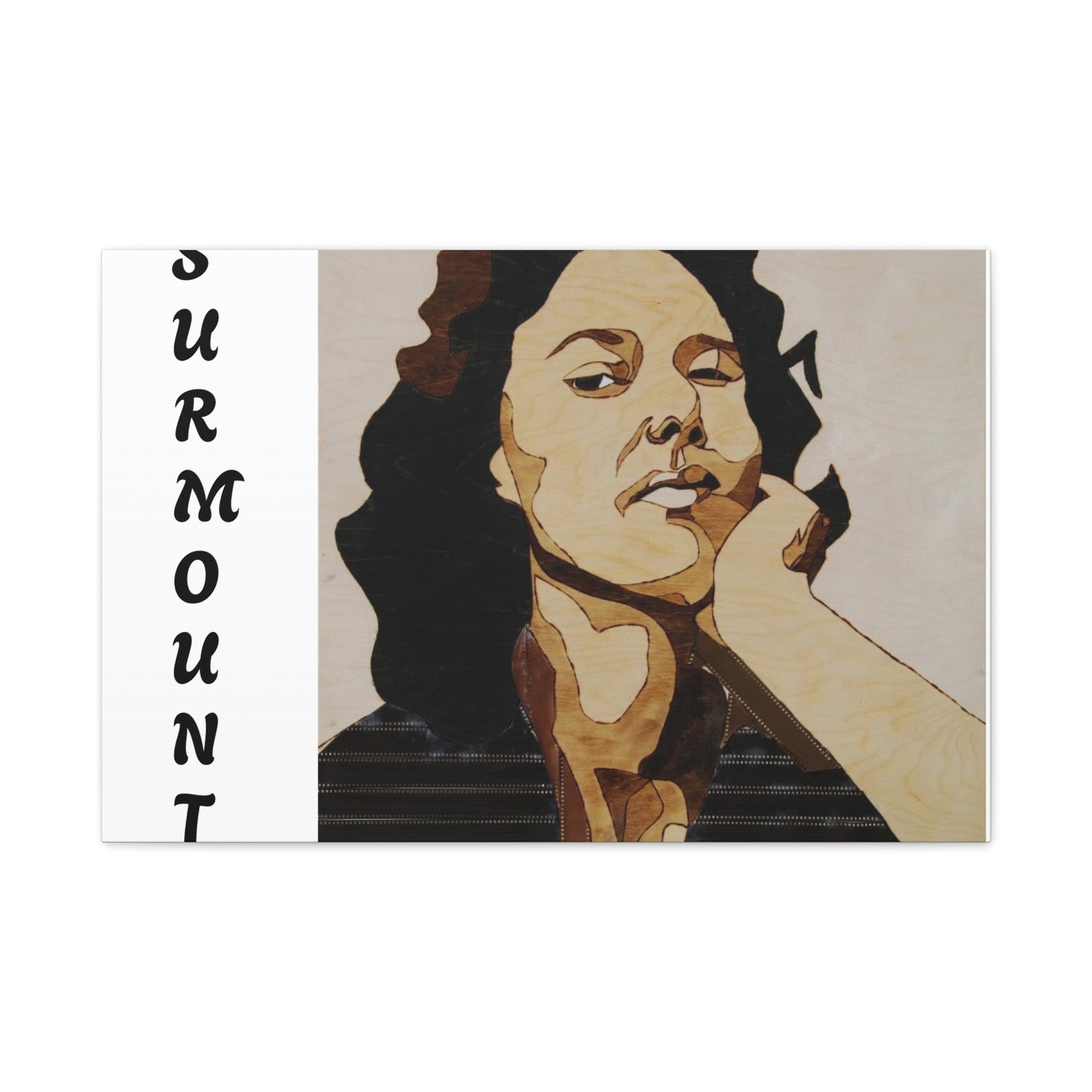 "Surmount", Dorothy Danbridge inspired Contemporary Art Canvas Print - Modern Serene Portrait Decoration