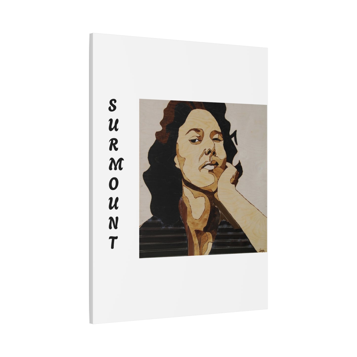 "Surmount", Dorothy Danbridge inspired Contemporary Art Canvas Print - Modern Serene Portrait Decoration