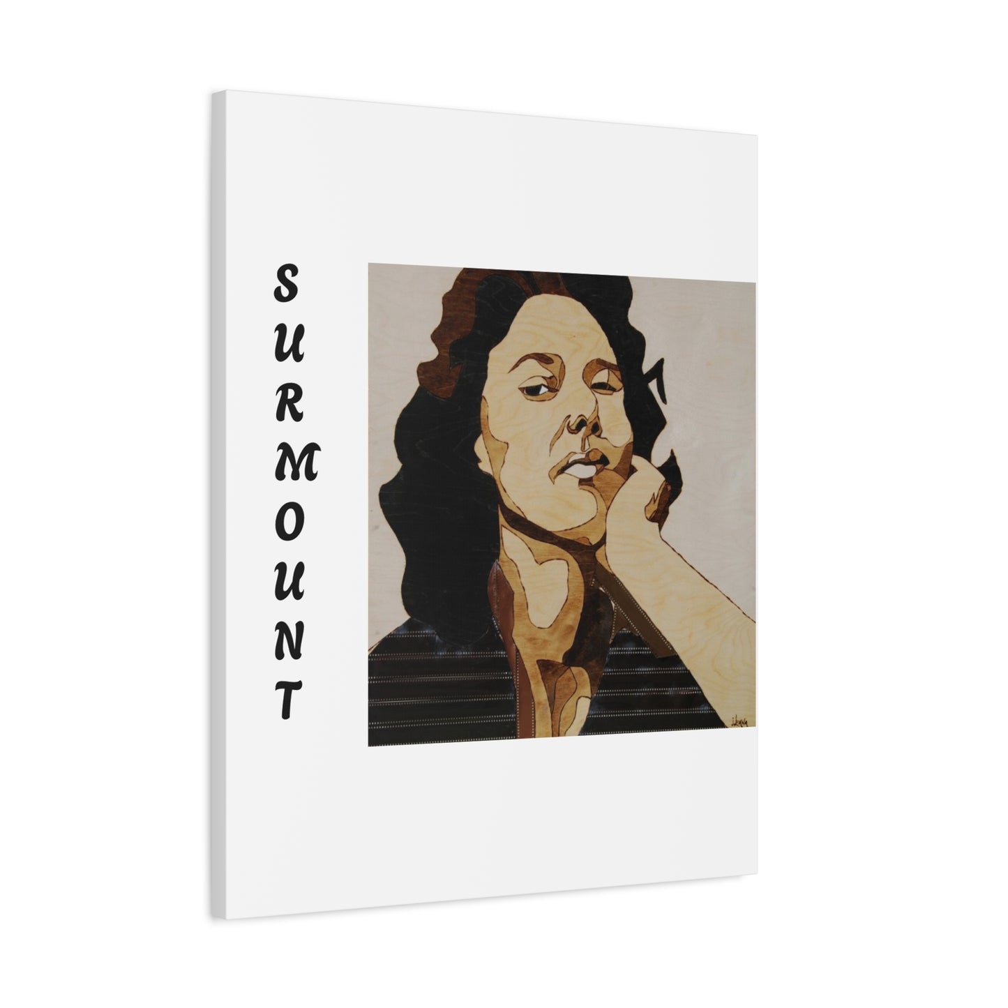 "Surmount", Dorothy Danbridge inspired Contemporary Art Canvas Print - Modern Serene Portrait Decoration