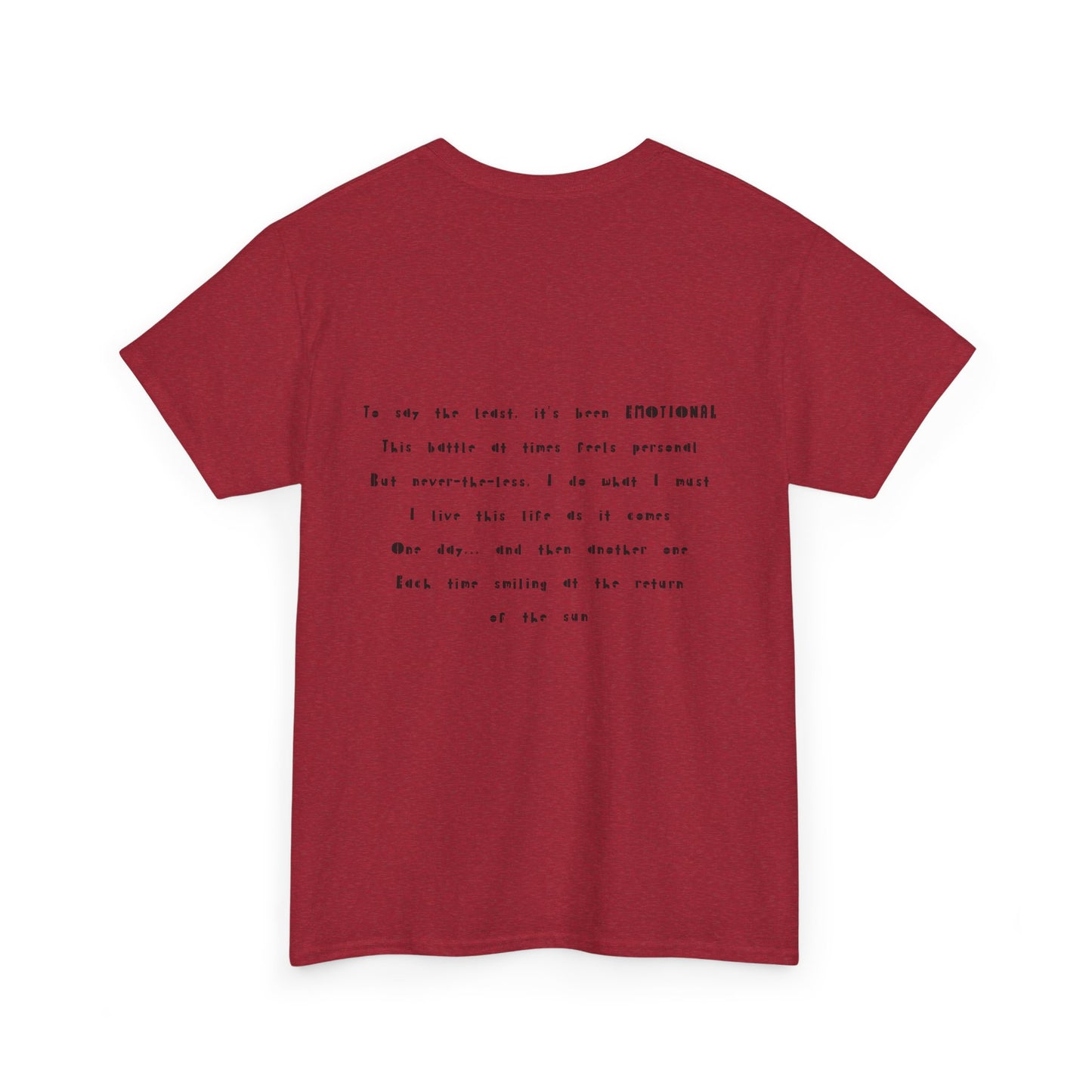 Emotional Art Unisex Heavy Cotton Tee | Aesthetic Shirt, Soft Graphic Tee, Casual Wear, Gift for Art Lovers, Unique Expression