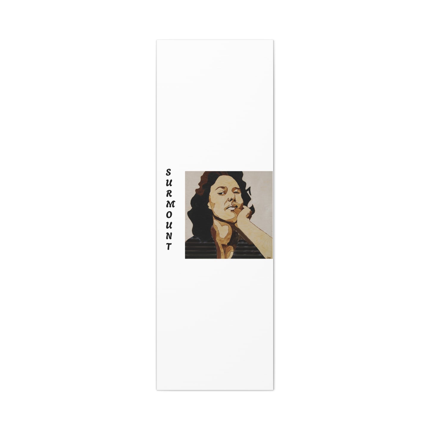 "Surmount", Dorothy Danbridge inspired Contemporary Art Canvas Print - Modern Serene Portrait Decoration