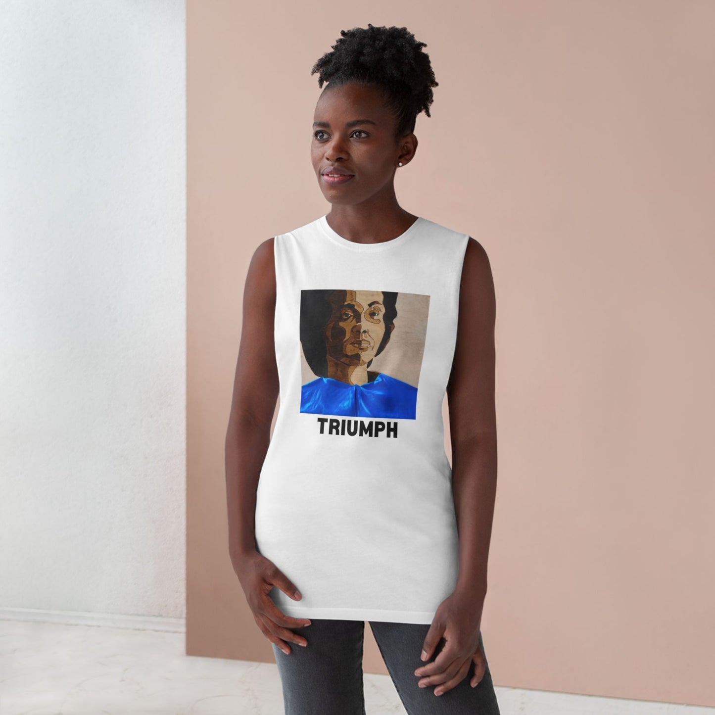 Unisex Triumph Tank Top, Inspirational Fitness Shirt, Casual Summer Attire, Gift for Athletes, Motivational Workout Wear, Unisex Apparel