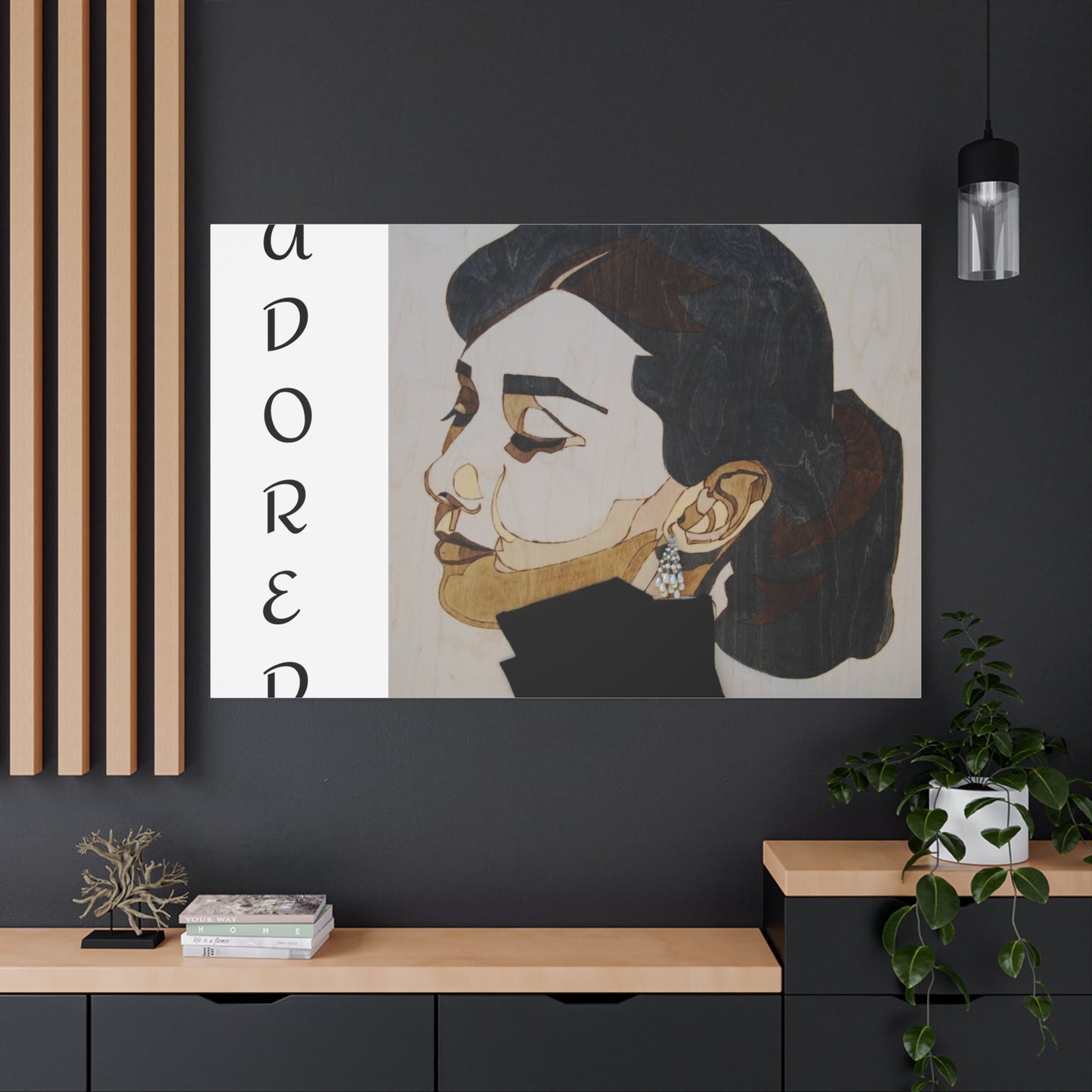 "Adored"Canvas Art – Stylish Portrait of a Woman