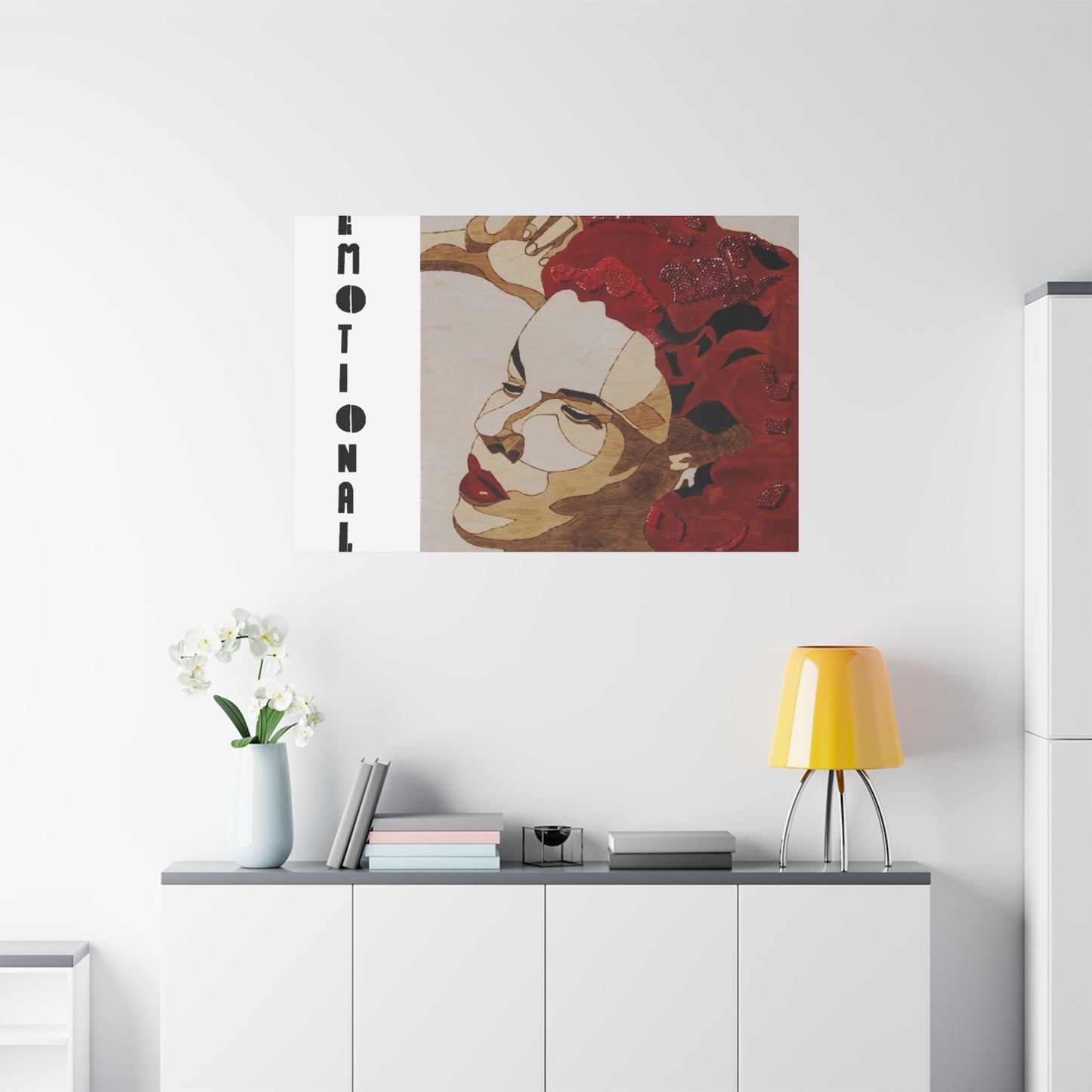 "Emotional" Canvas, Stretched, 1.25"