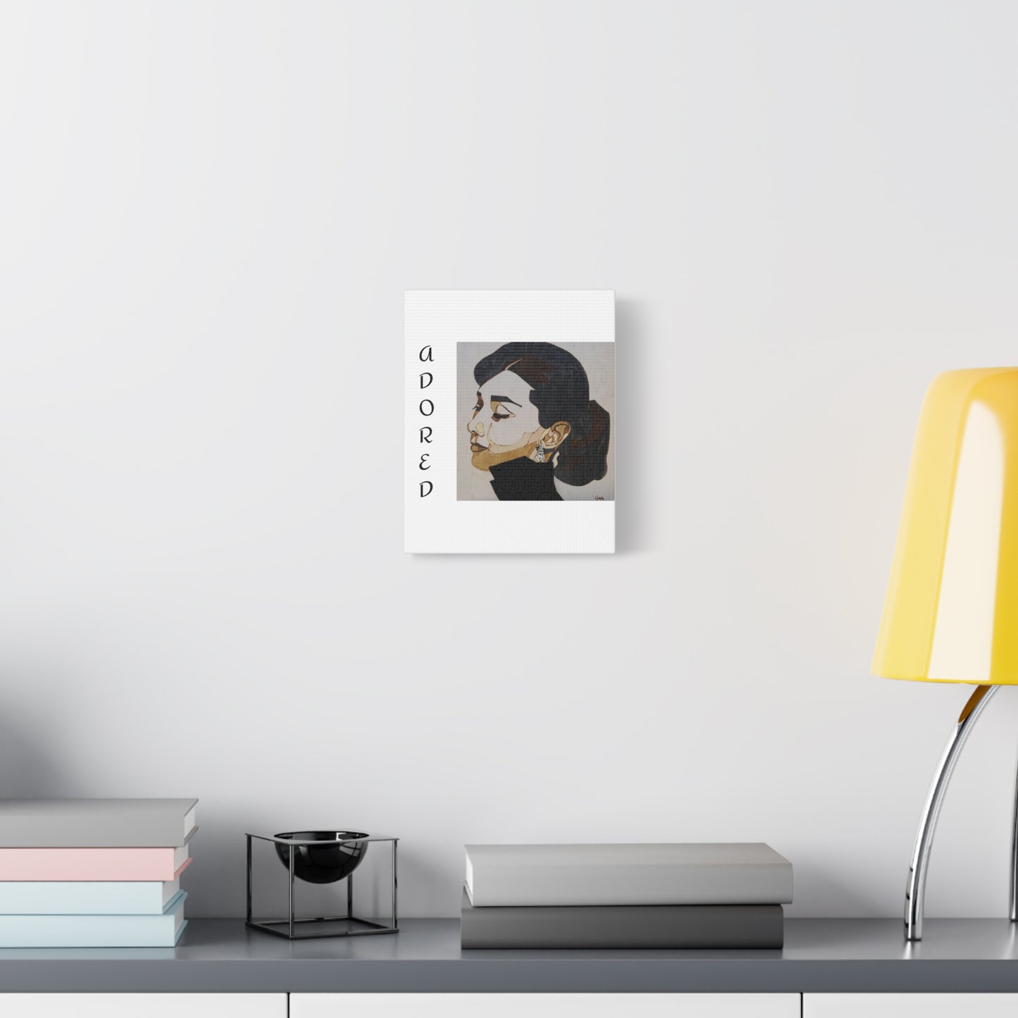 "Adored"Canvas Art – Stylish Portrait of a Woman