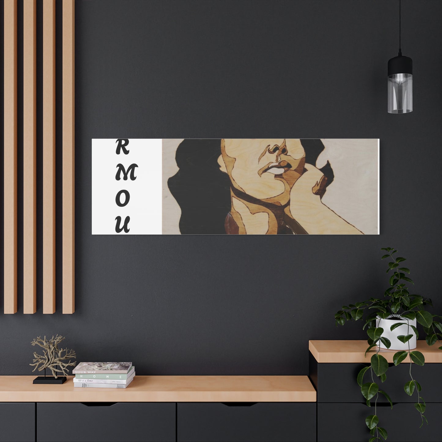 "Surmount", Dorothy Danbridge inspired Contemporary Art Canvas Print - Modern Serene Portrait Decoration