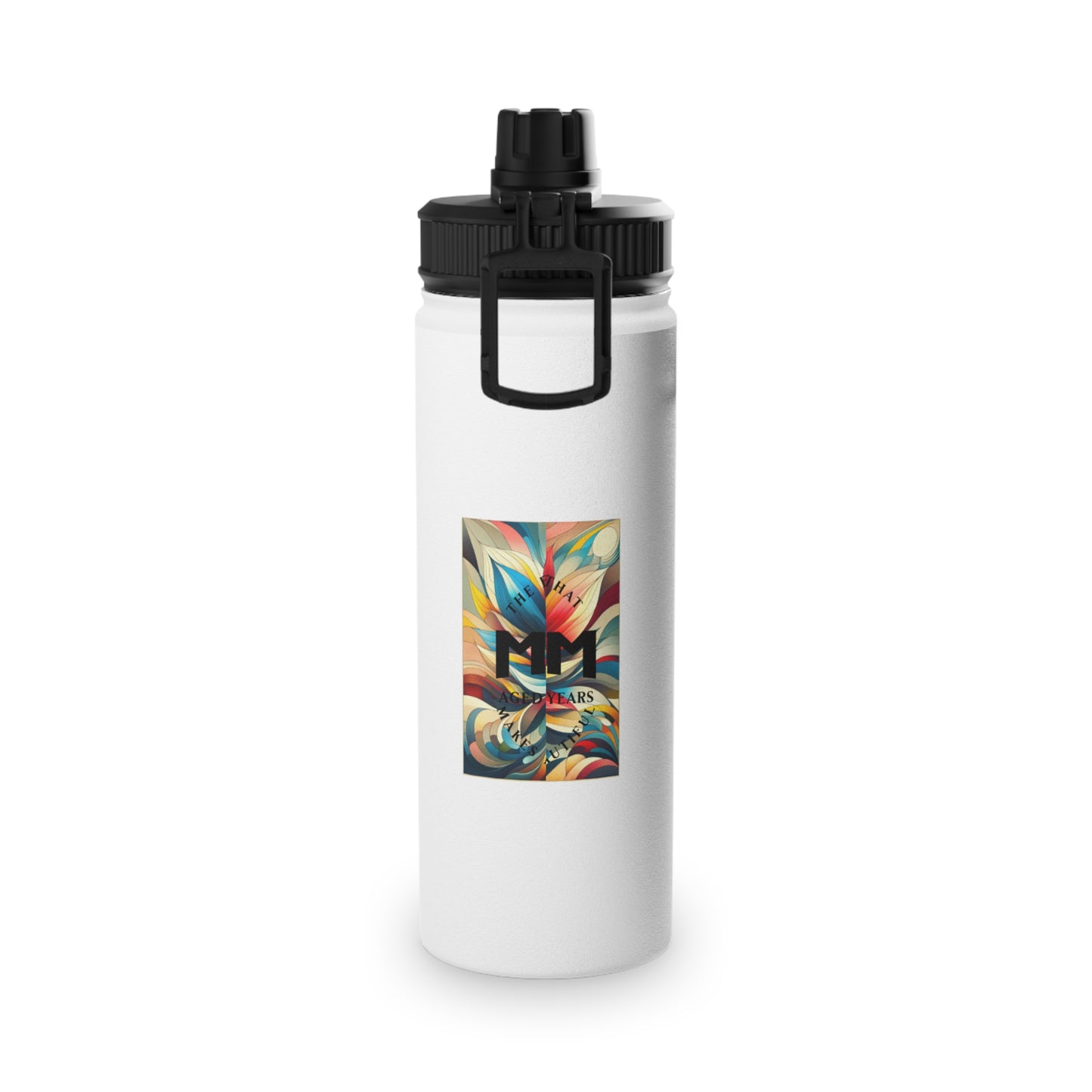 Colorful Stainless Steel Water Bottle with Sports Lid - Perfect for Fitness Enthusiasts