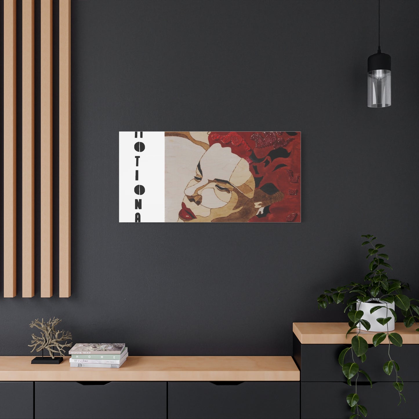 "Emotional" Canvas, Stretched, 1.25"