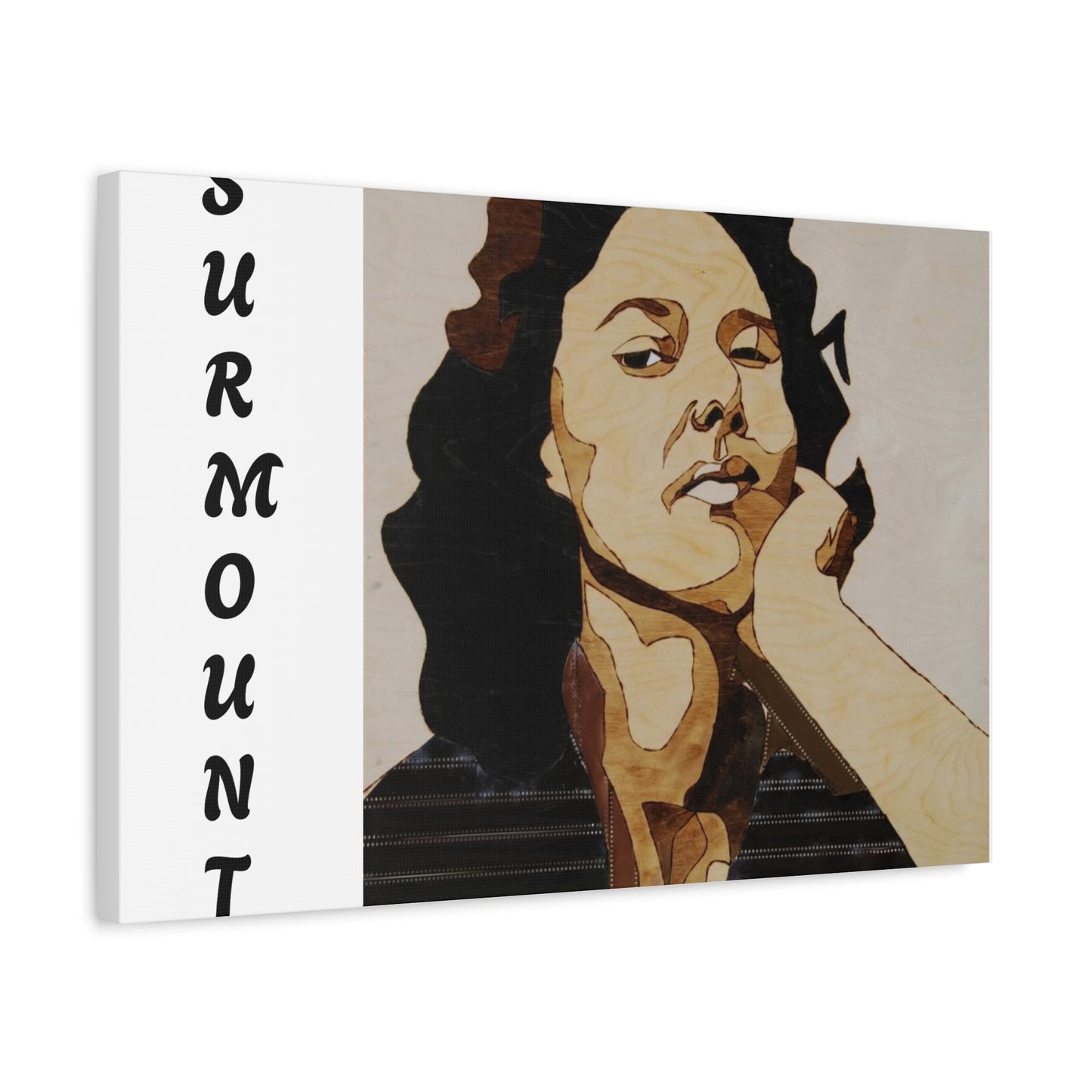 "Surmount", Dorothy Danbridge inspired Contemporary Art Canvas Print - Modern Serene Portrait Decoration