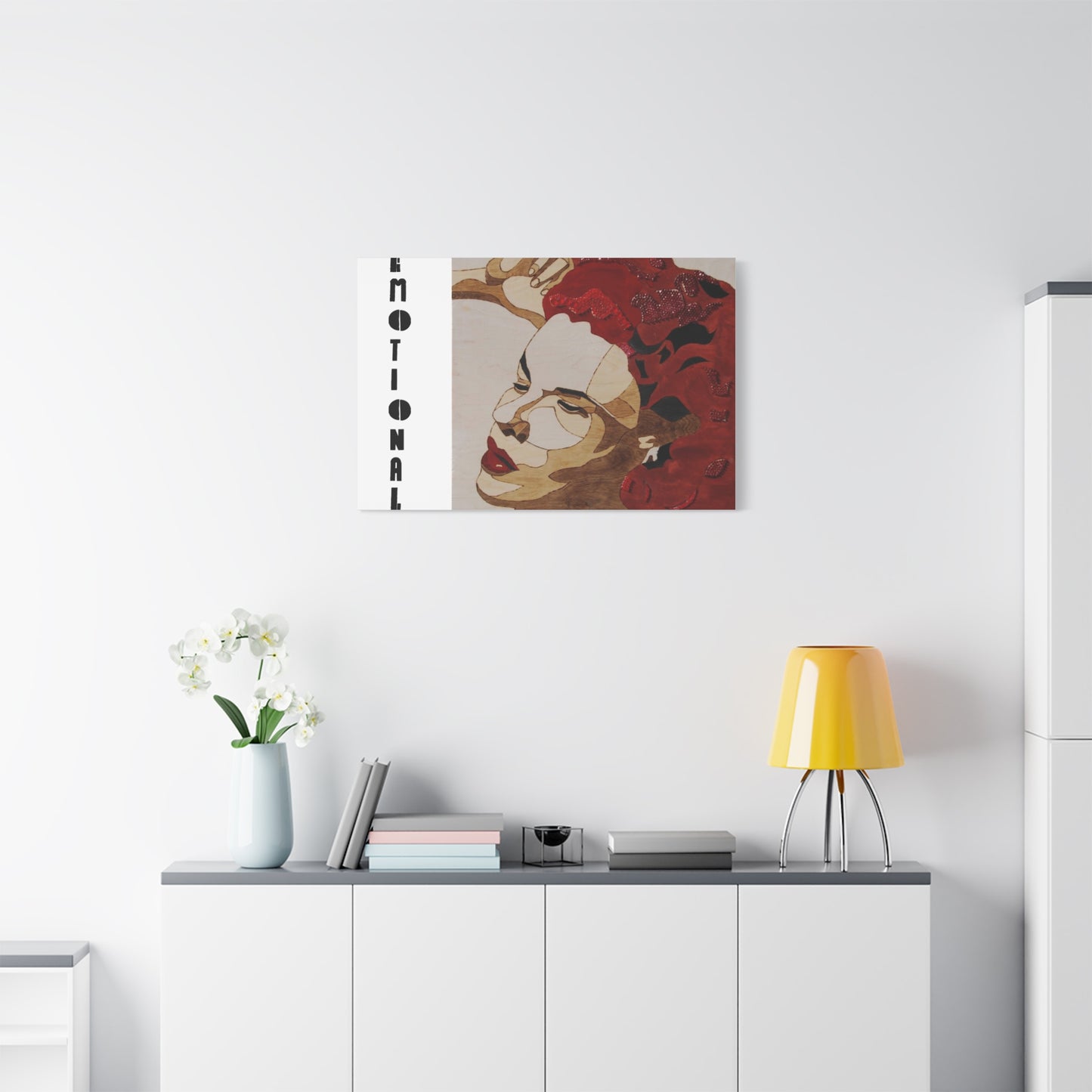 "Emotional" Canvas, Stretched, 1.25"