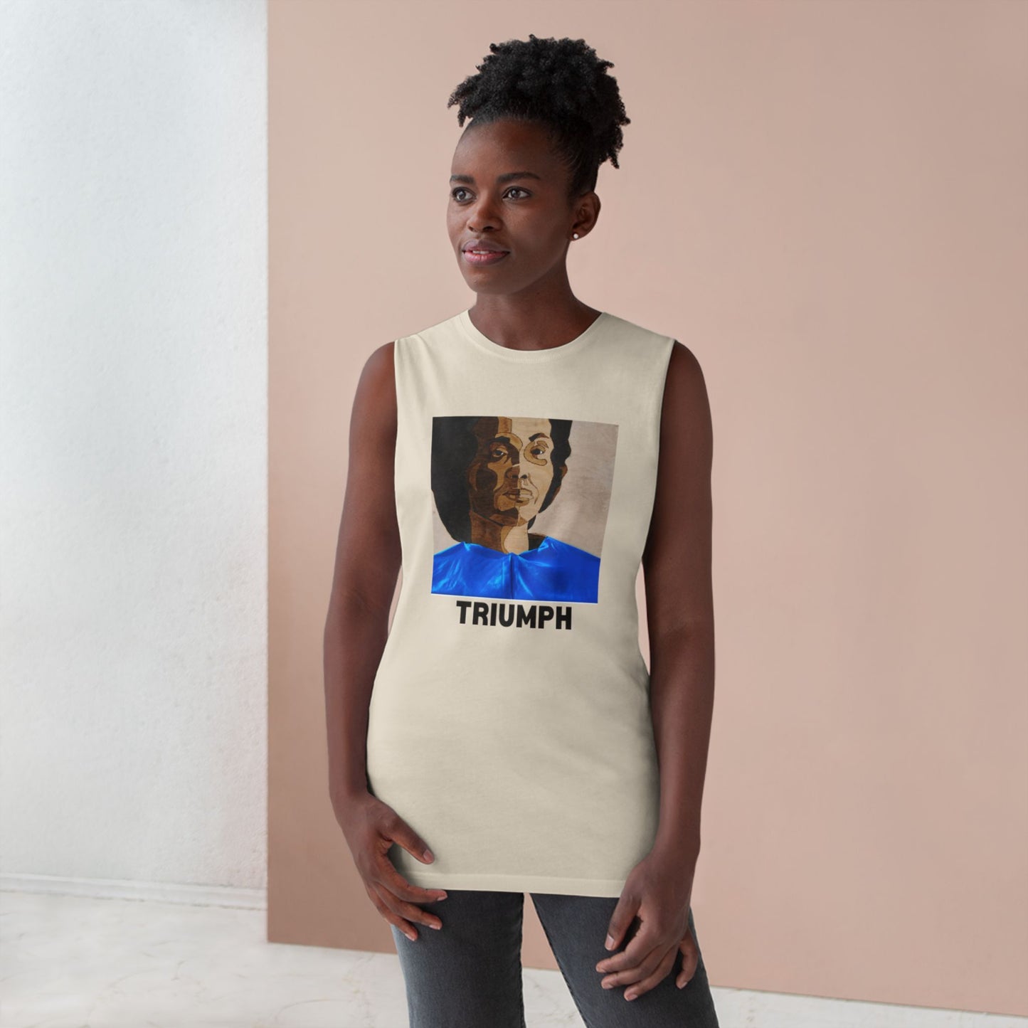 Unisex Triumph Tank Top, Inspirational Fitness Shirt, Casual Summer Attire, Gift for Athletes, Motivational Workout Wear, Unisex Apparel