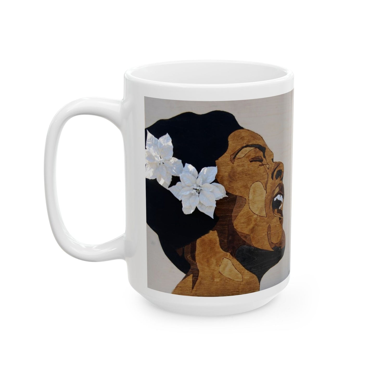 "Contender", Billie Holiday, Loved & Self-Discovery Quote, Inspirational Ceramic Mug
