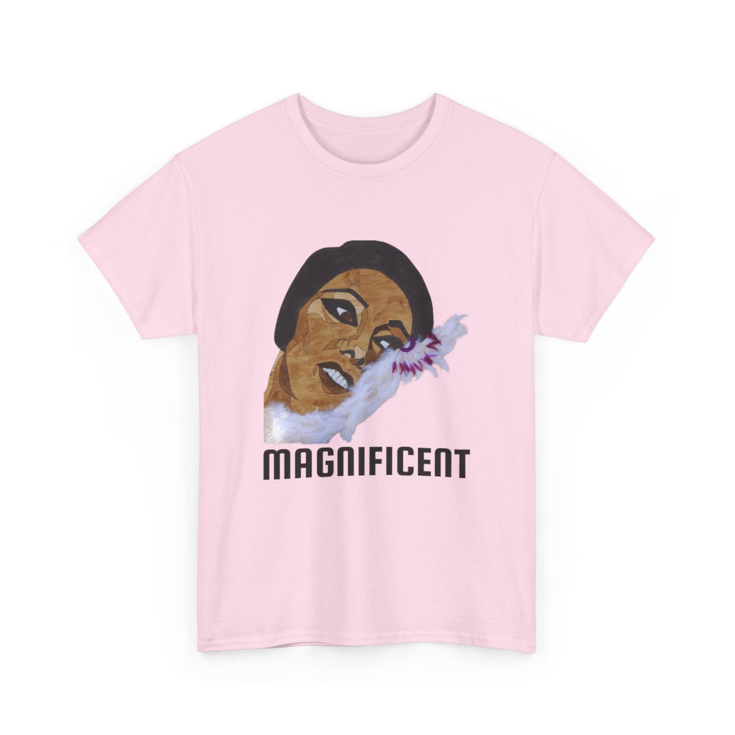 Magnificent Unisex Heavy Cotton Tee, Empowering Shirt, Art-Inspired Tee, Gift for Art Lovers, Everyday Wear, Statement Fashion