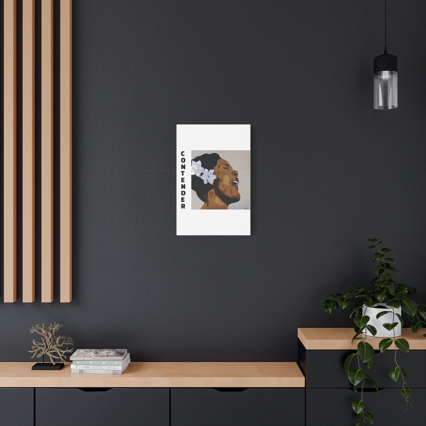 Inspirational Wall Art - Contender Canvas Print