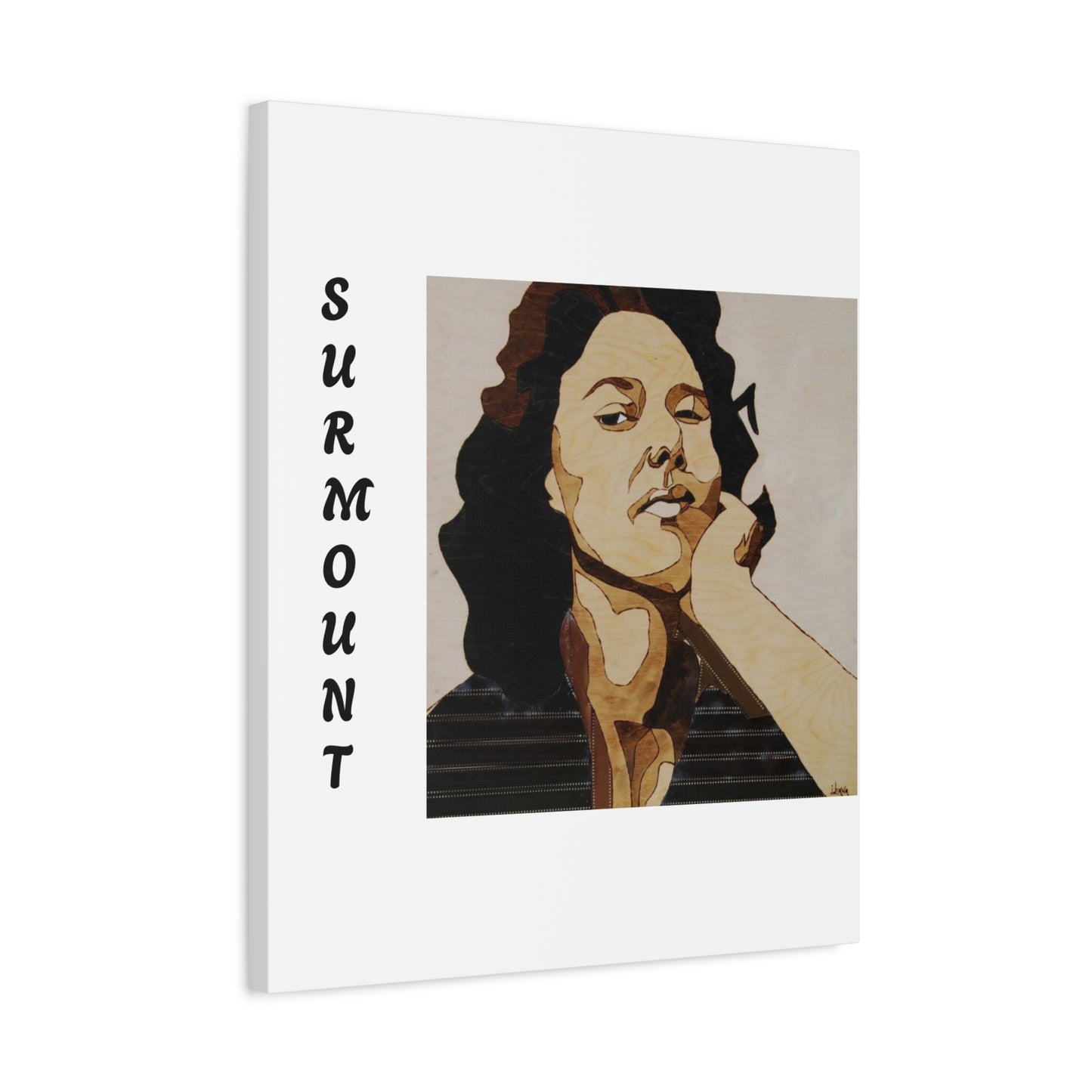 "Surmount", Dorothy Danbridge inspired Contemporary Art Canvas Print - Modern Serene Portrait Decoration