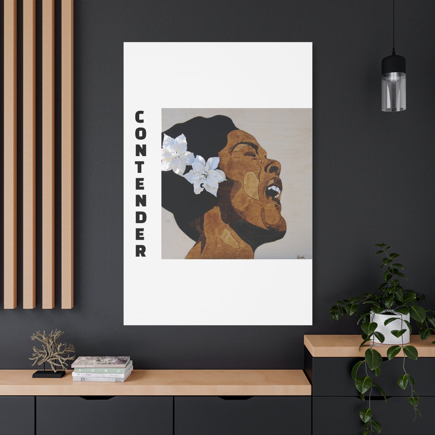 Inspirational Wall Art - Contender Canvas Print